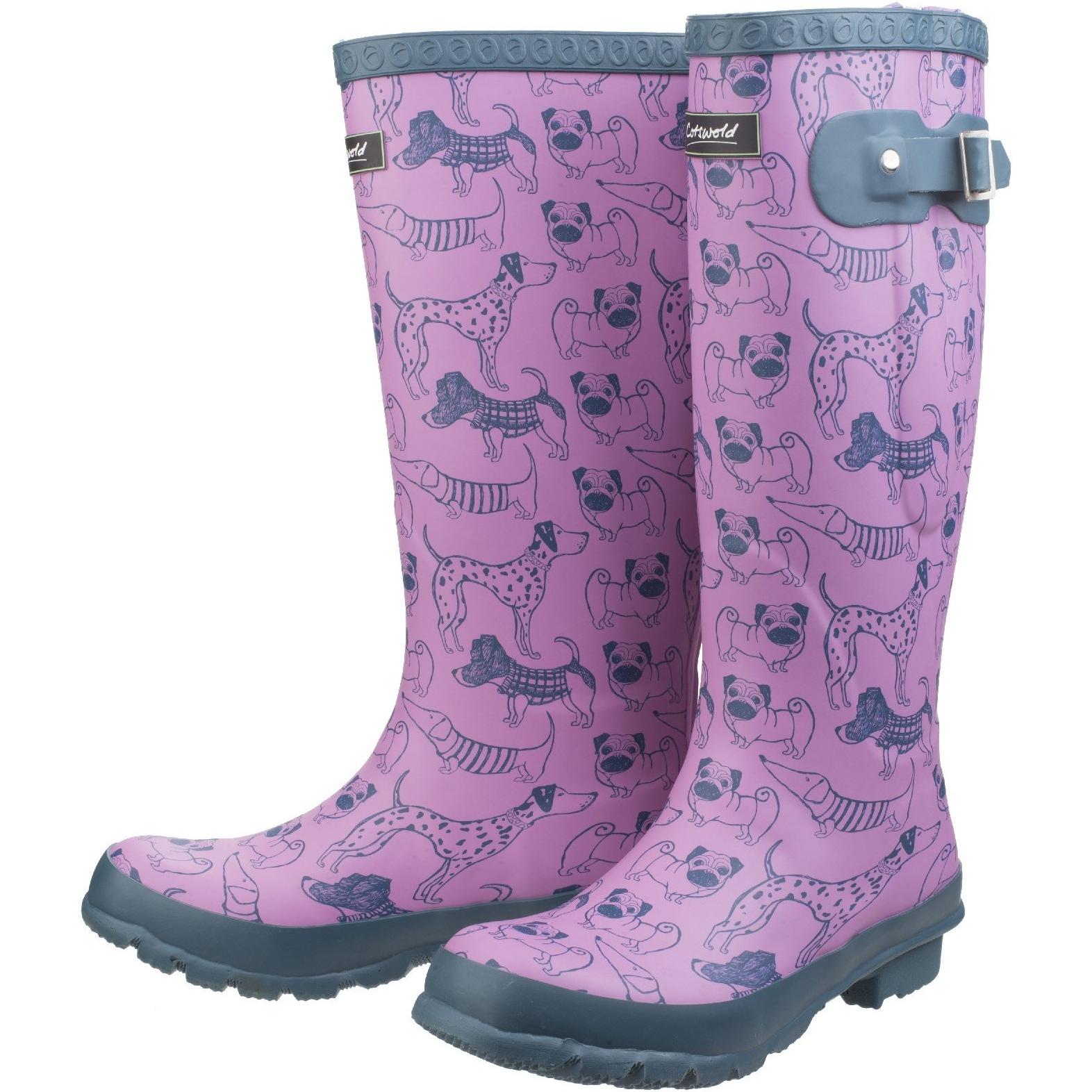 Cotswold Windsor Print Wellington Boots