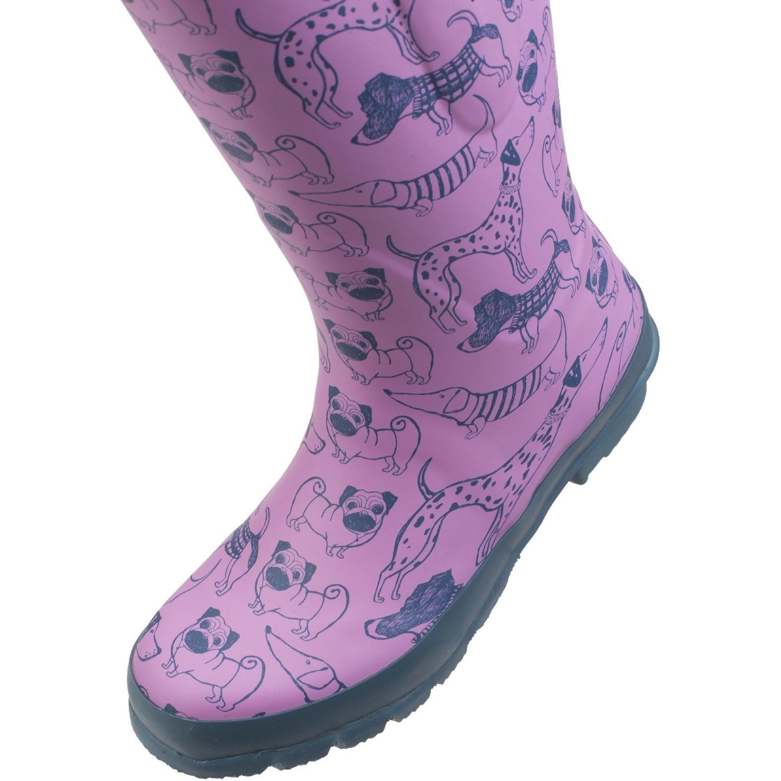 Cotswold Windsor Print Wellington Boots