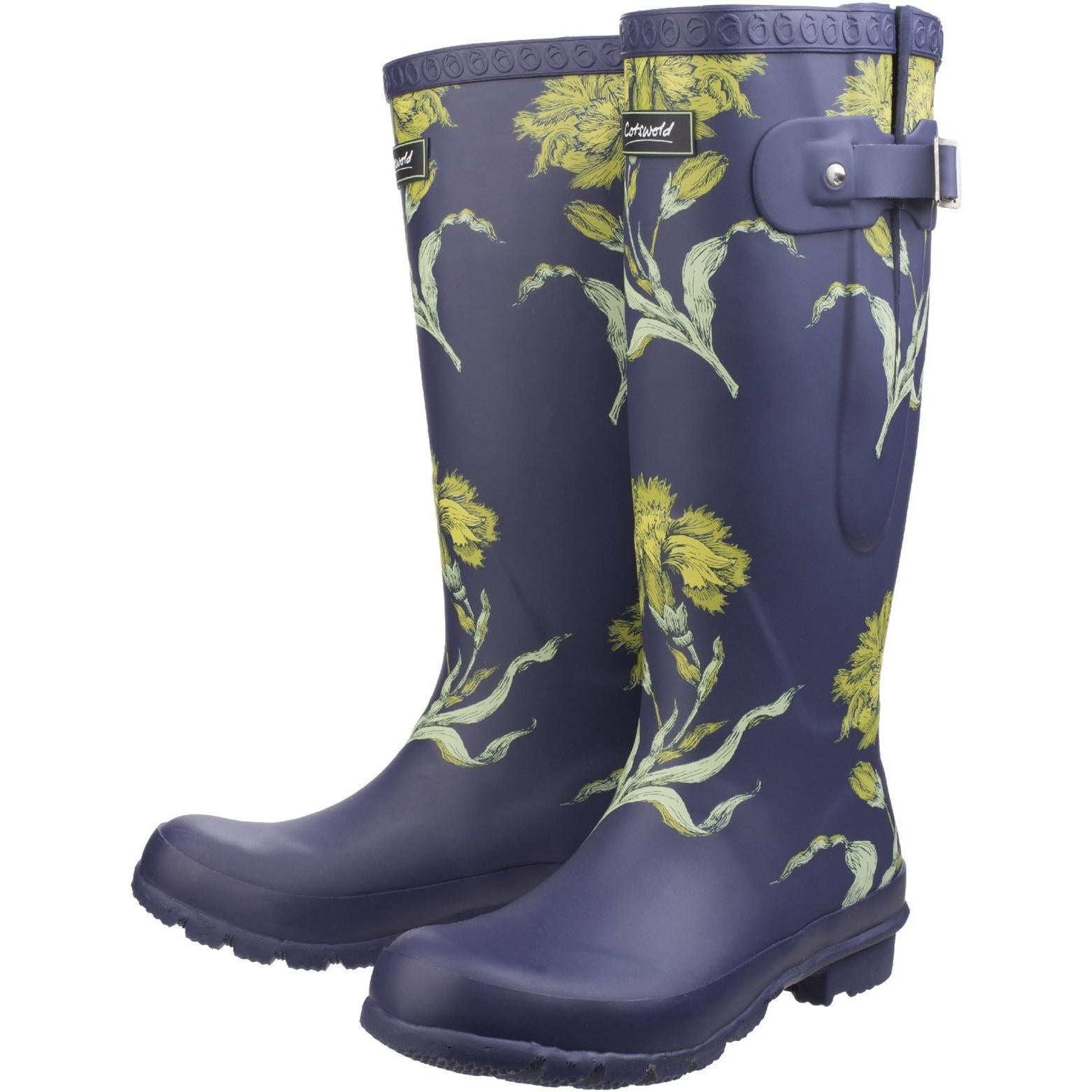 Cotswold Windsor Print Wellington Boots