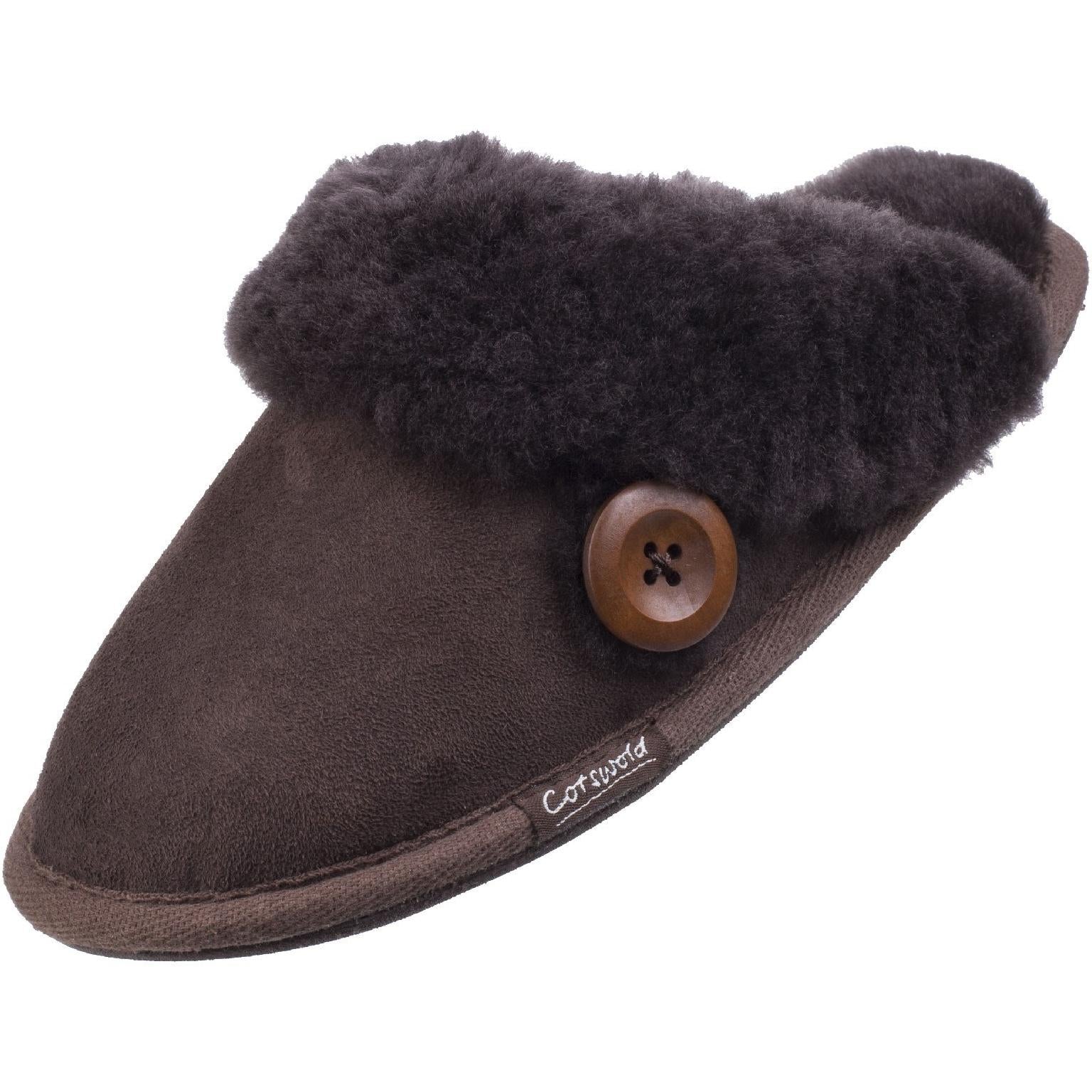 Cotswold Lechlade Sheepskin Mule Slipper