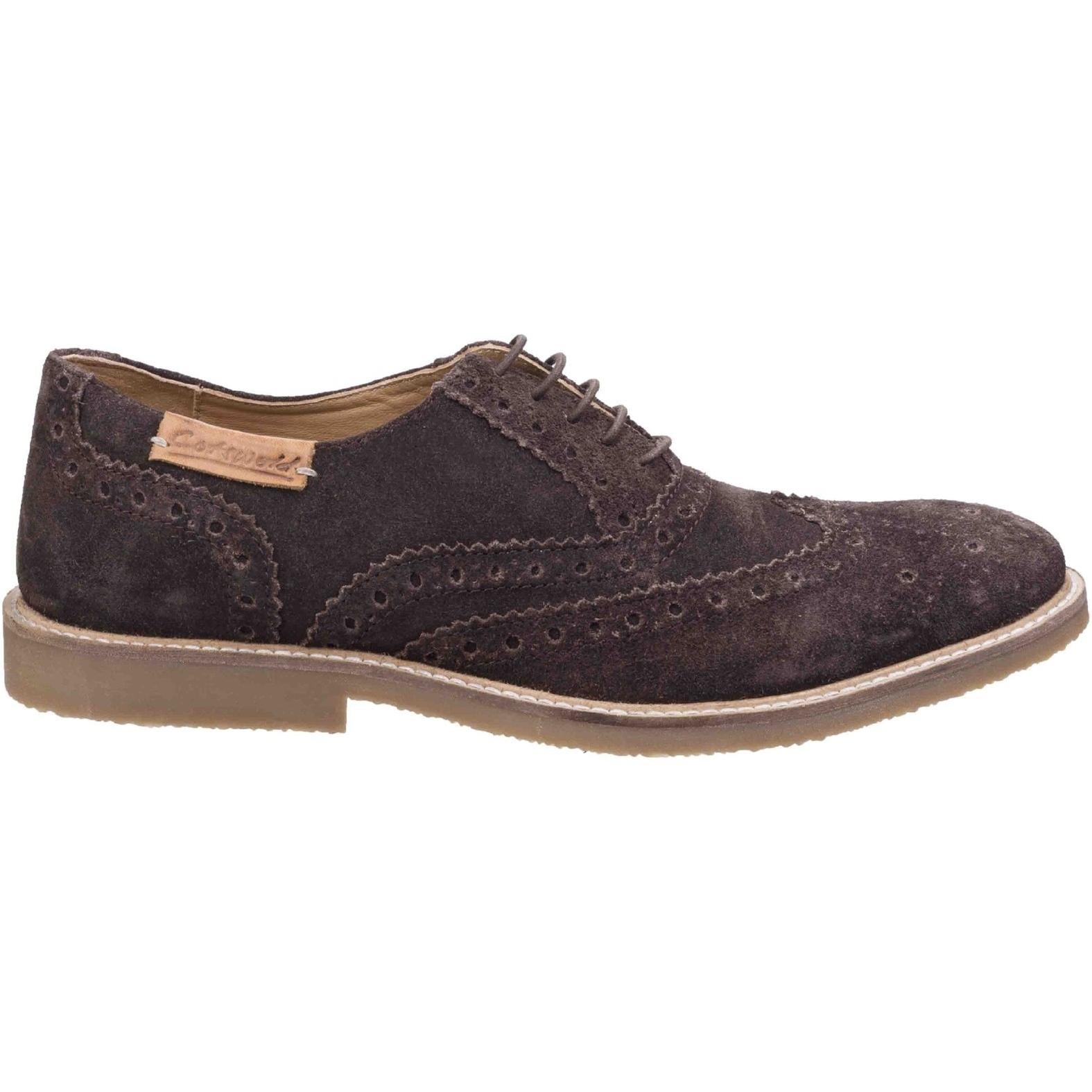 Cotswold Chatsworth Suede Wingtip Shoes