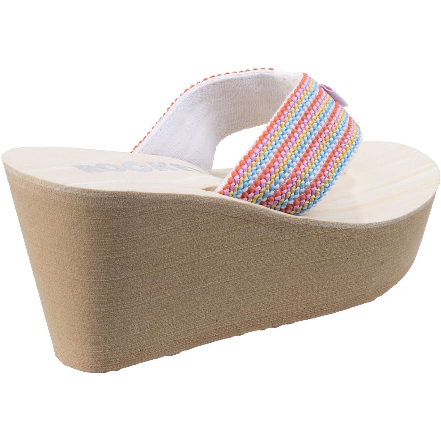 Rocket Dog Diver Groovy Stripe Wedge Sandal