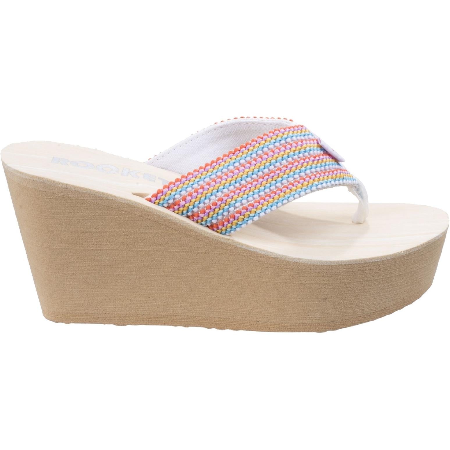 Rocket Dog Diver Groovy Stripe Wedge Sandal