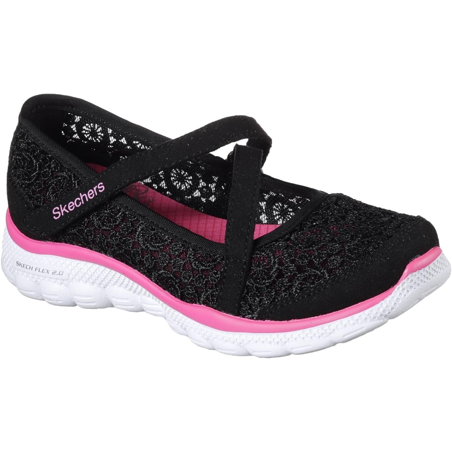 Skechers Skech Flex 2.0 Comfy Crochetes Hook & Loop Mary Jane Trainer