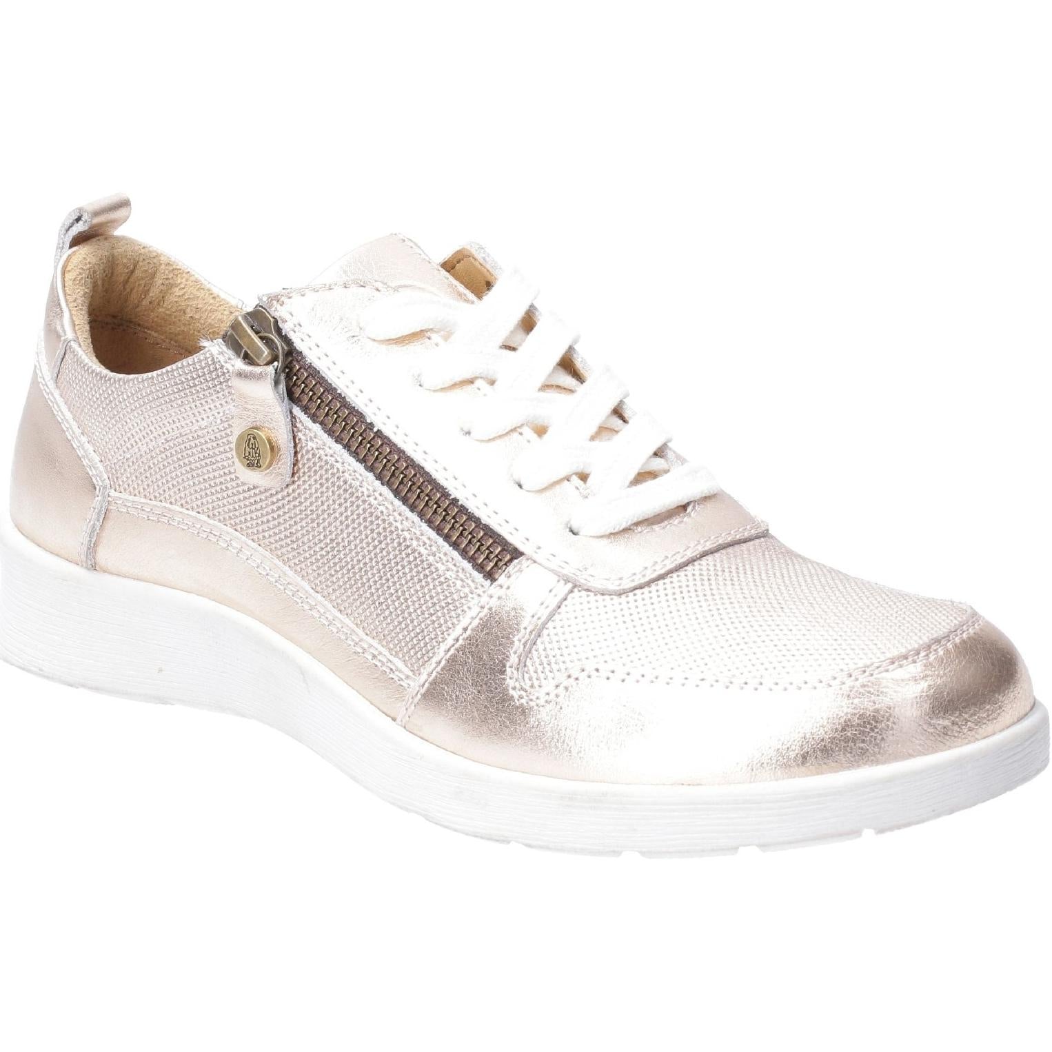 Hush Puppies Roo Zip Up Lace Up Trainer