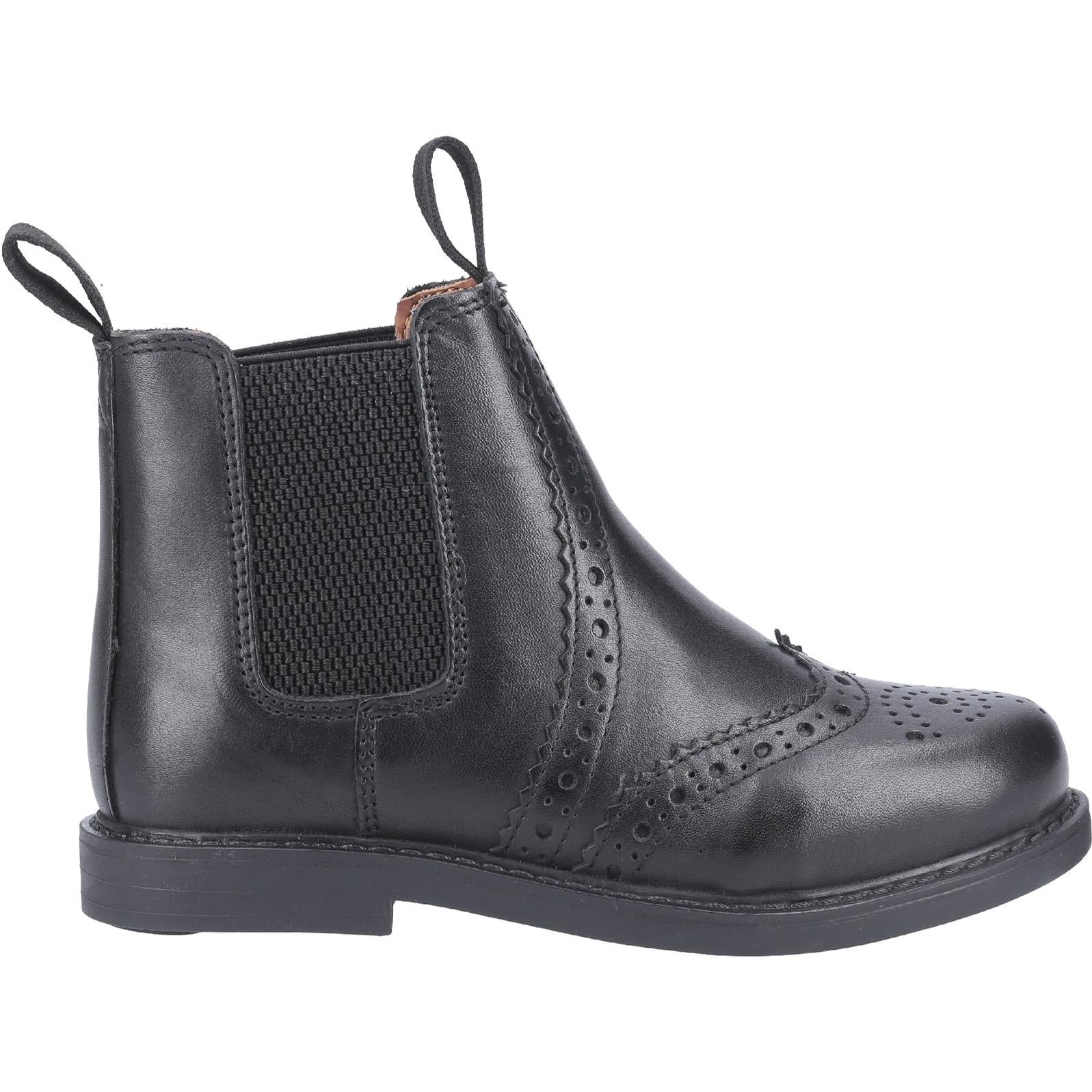 Cotswold Nympsfield Kids Brogue Pull On Chelsea Boots