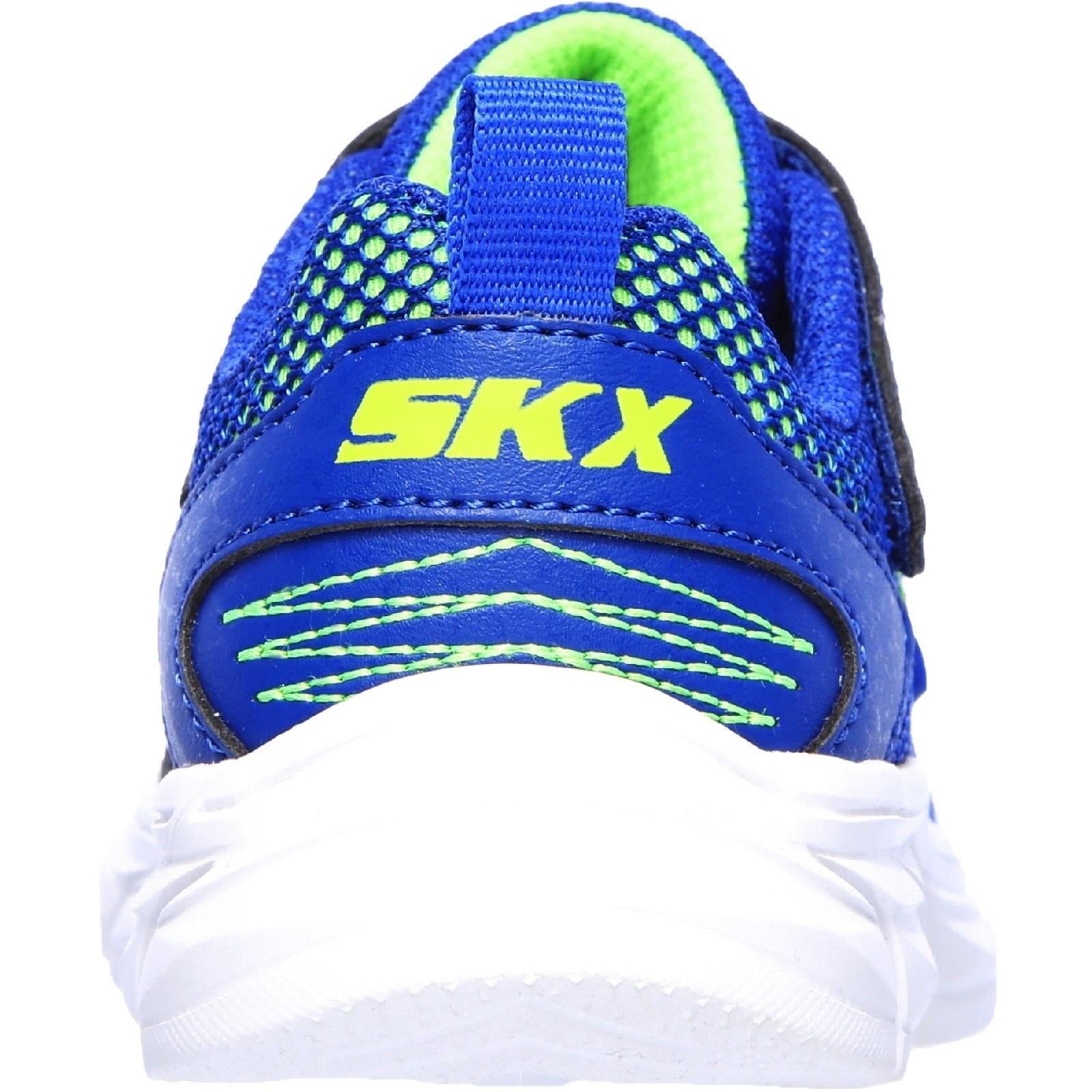 Skechers Advance-Intergrid Touch Fastening Strap Trainer with Two Layer Mesh Upper