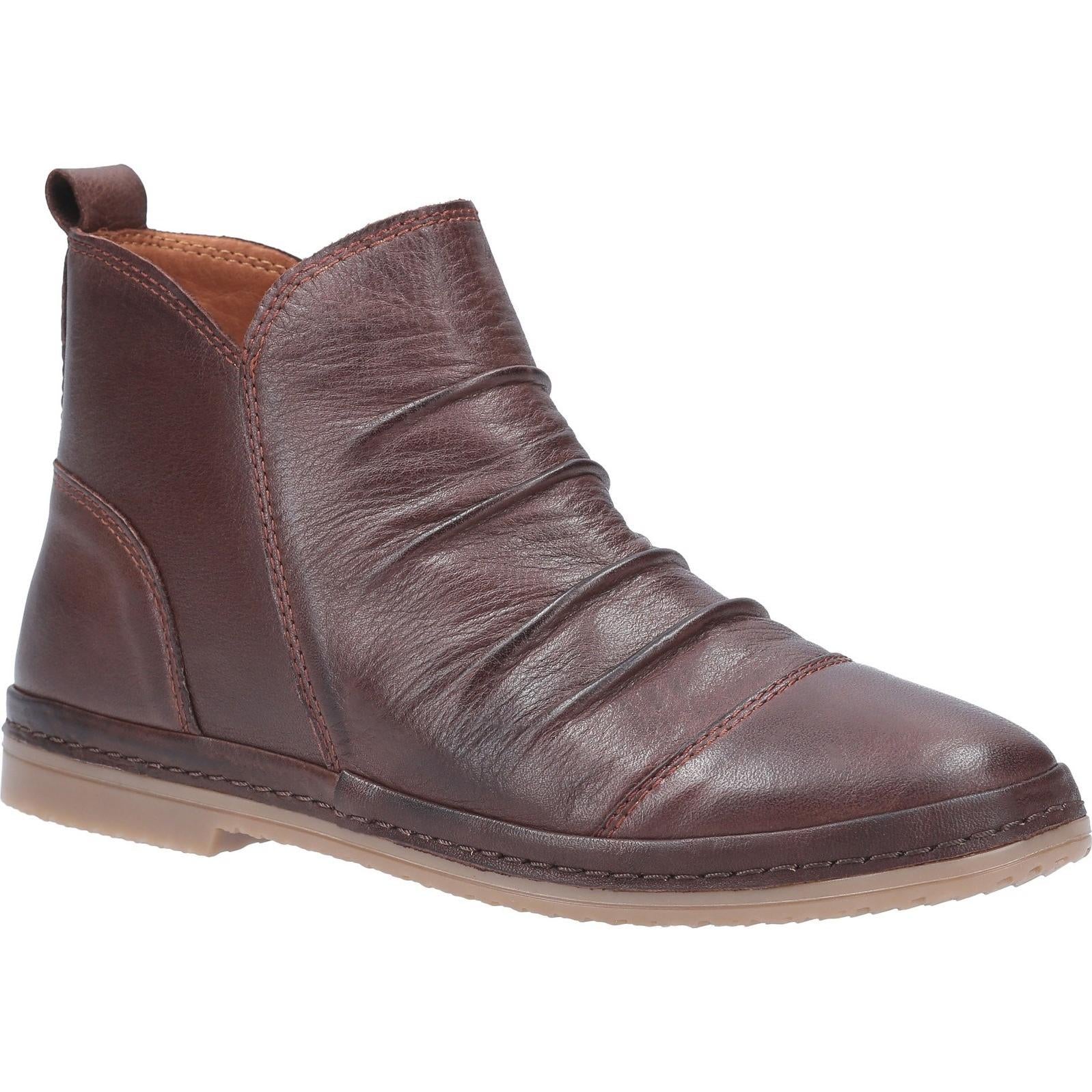 Riva Kefalonia Leather Zip Ankle Boot