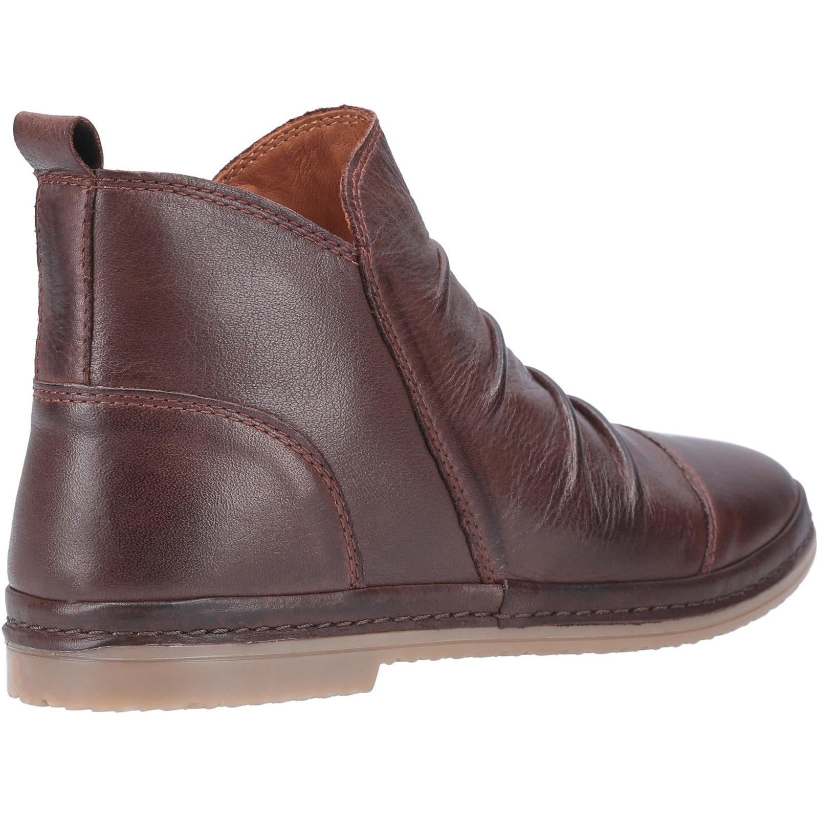 Riva Kefalonia Leather Zip Ankle Boot