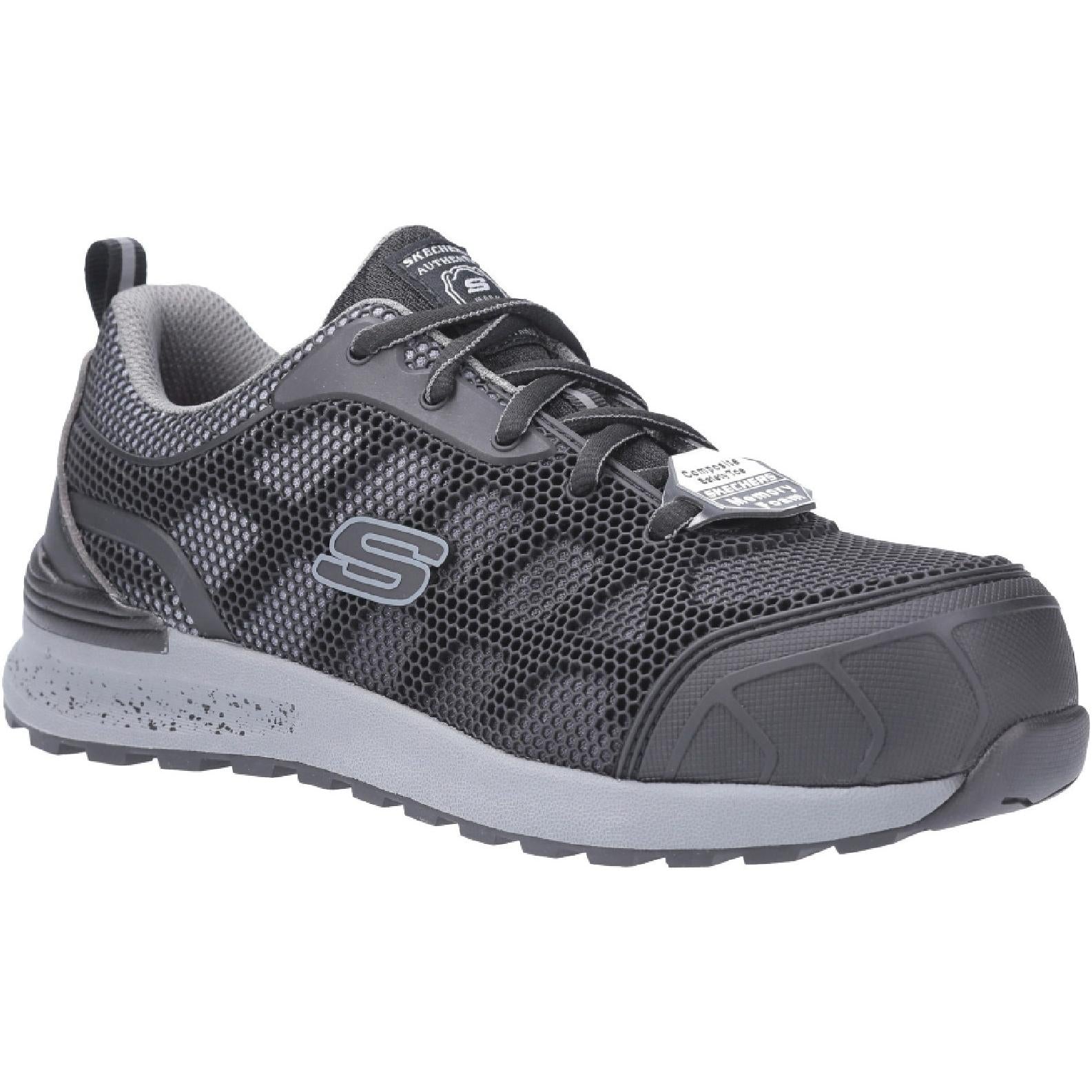Skechers Bulklin-Lyndale Lace Up Athletic Work/Safety Toe Trainers