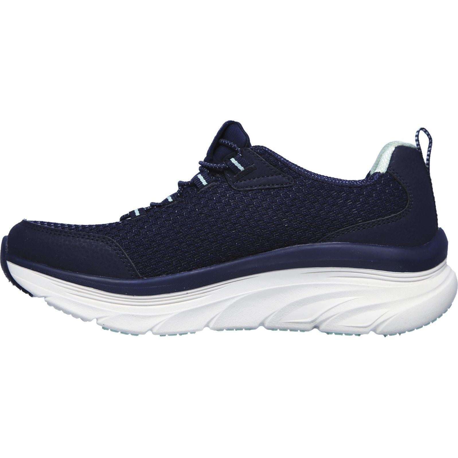 Skechers Relaxed Fit D'Lux Walker Running Vision Slip On Sports Trainers