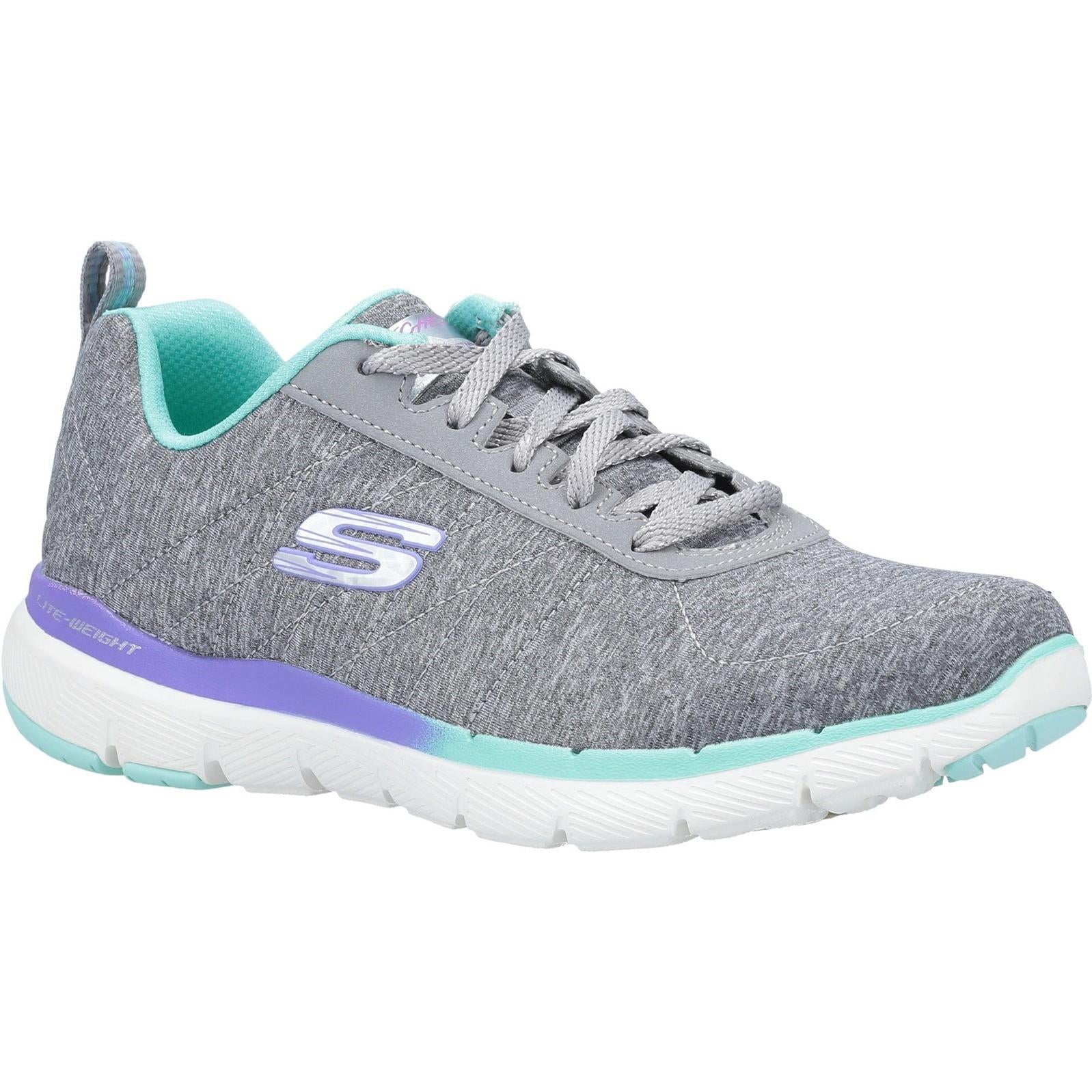 Skechers Flex Appeal 3.0 Fan Craze Lace Up Sports Trainers