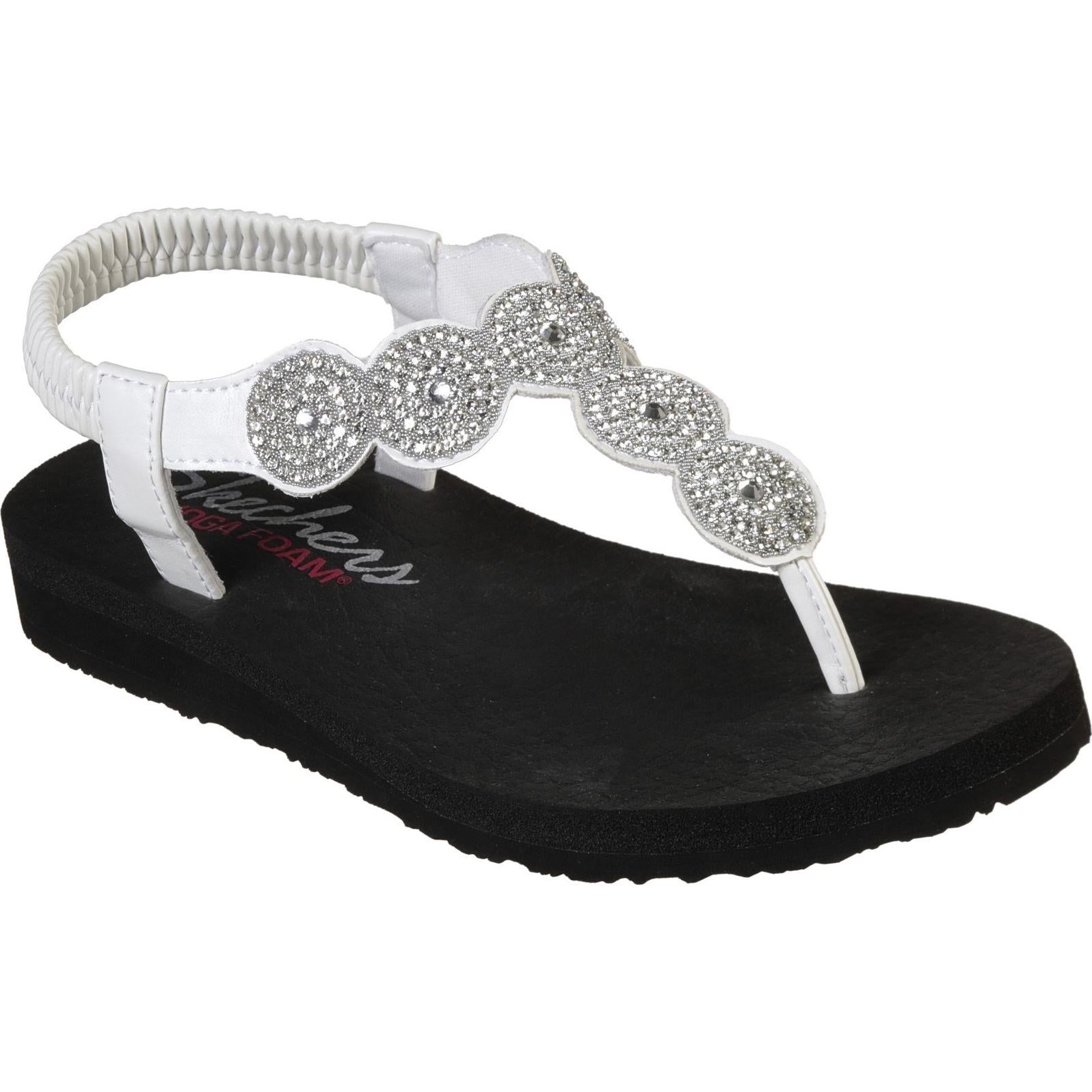 Skechers Meditation Stars & Sparkle Slip On Sandal