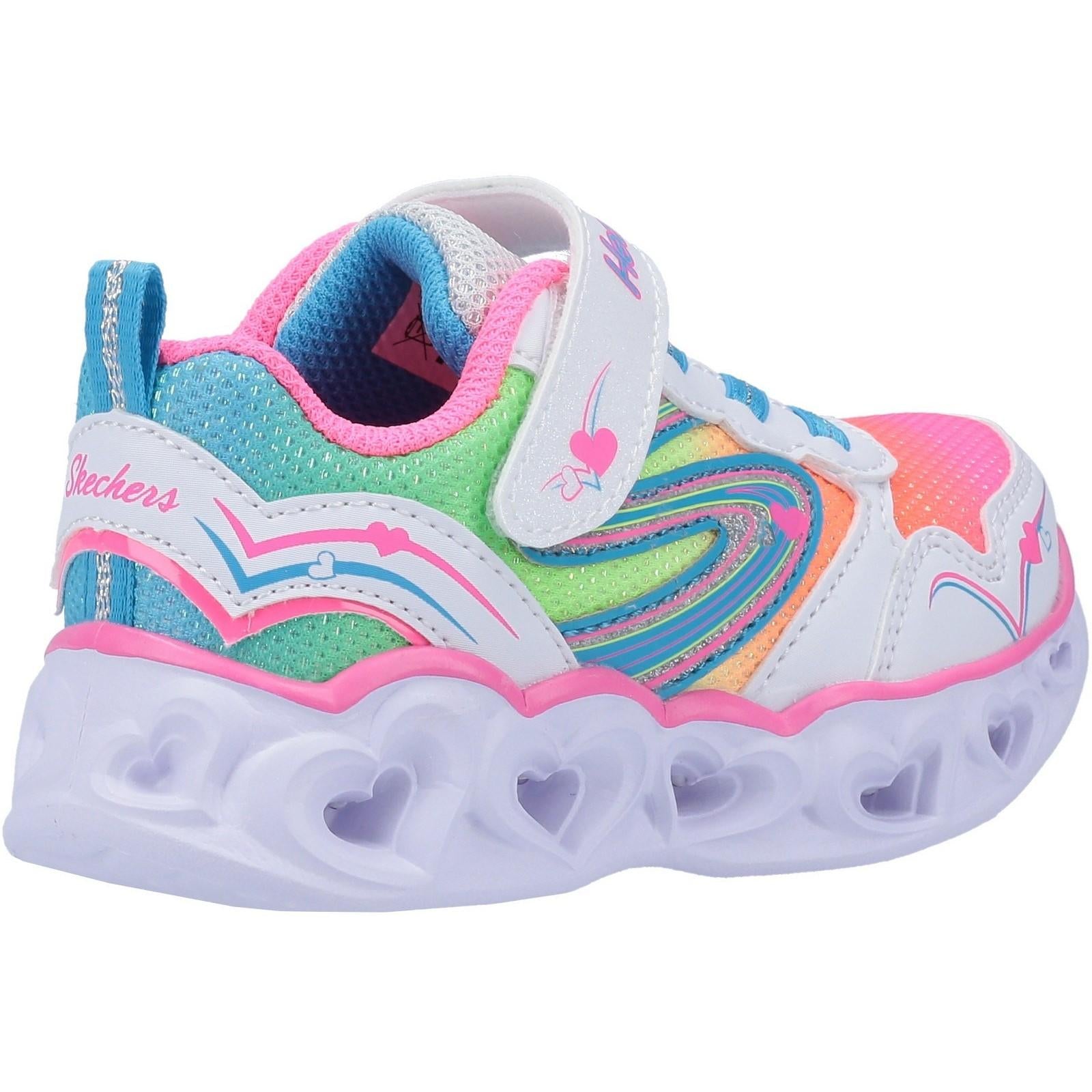 Skechers S Lights Heart Lights Love Spark Touch Fastening Trainer