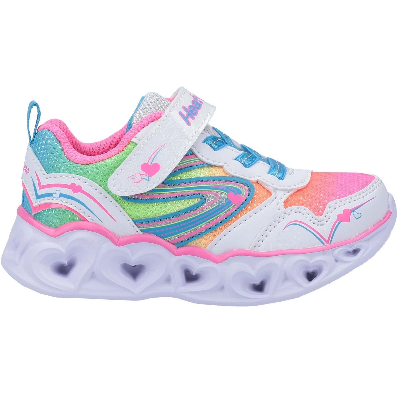 Skechers S Lights Heart Lights Love Spark Touch Fastening Trainer