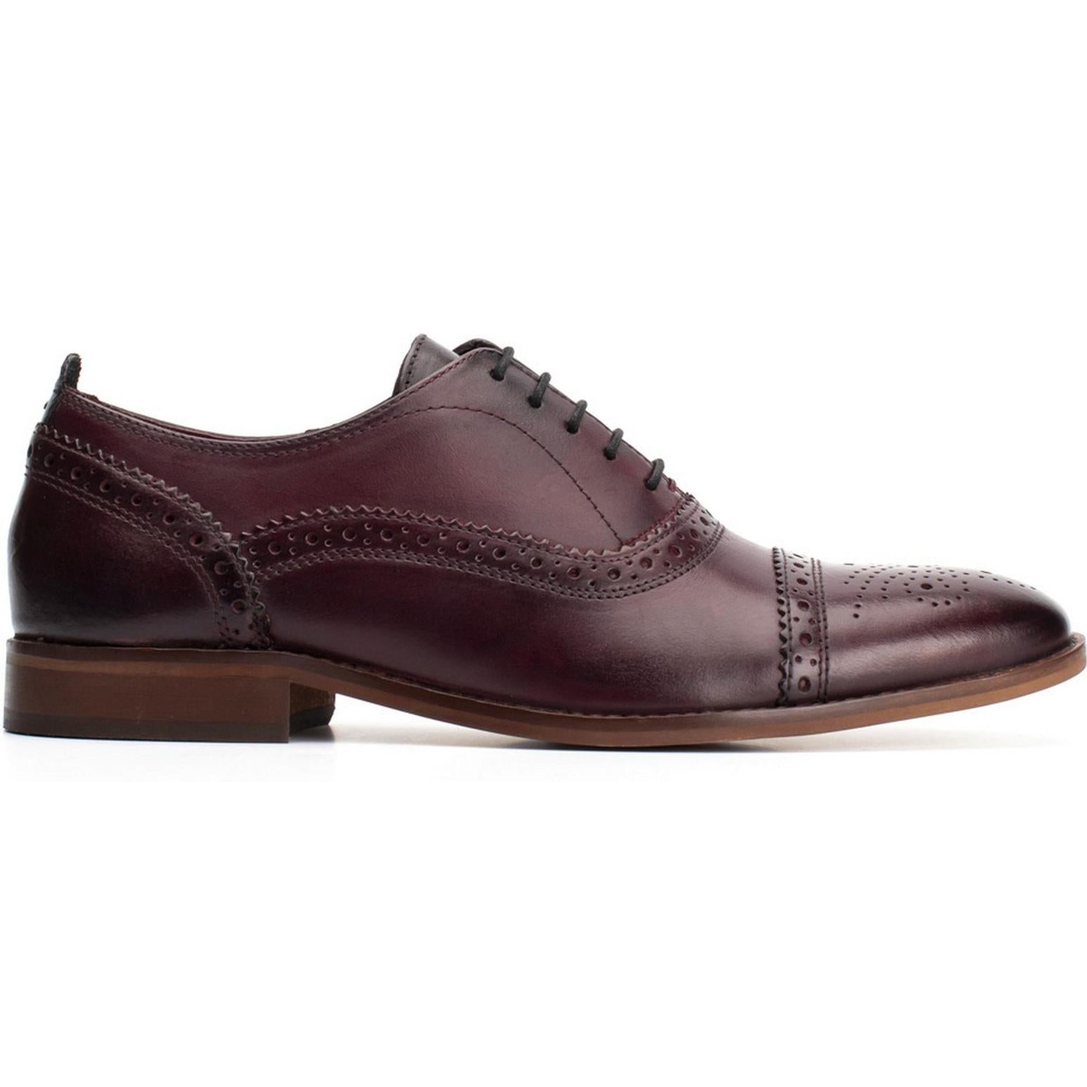 Base London Cast Washed Brogue Shoe