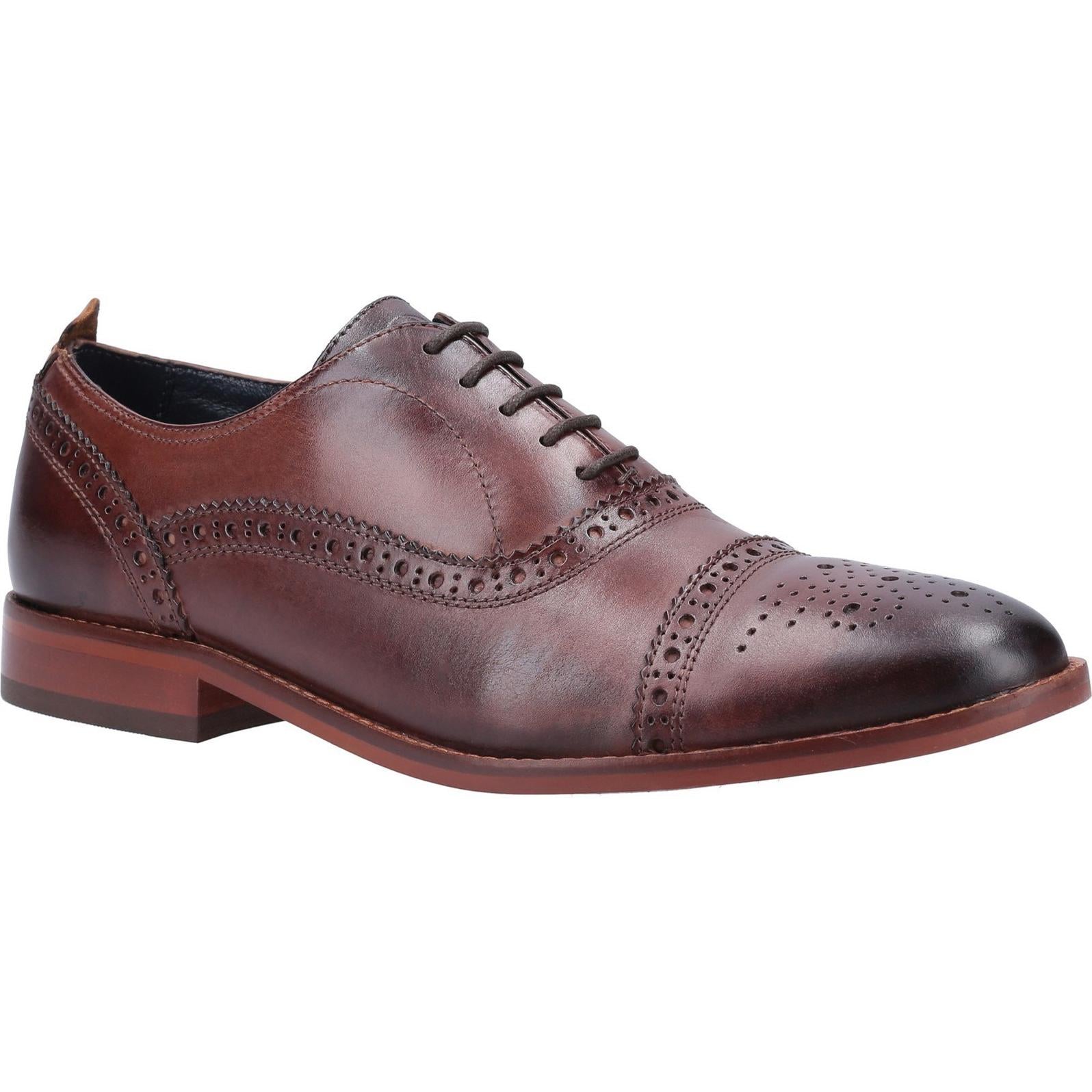 Base London Cast Washed Brogue Shoe