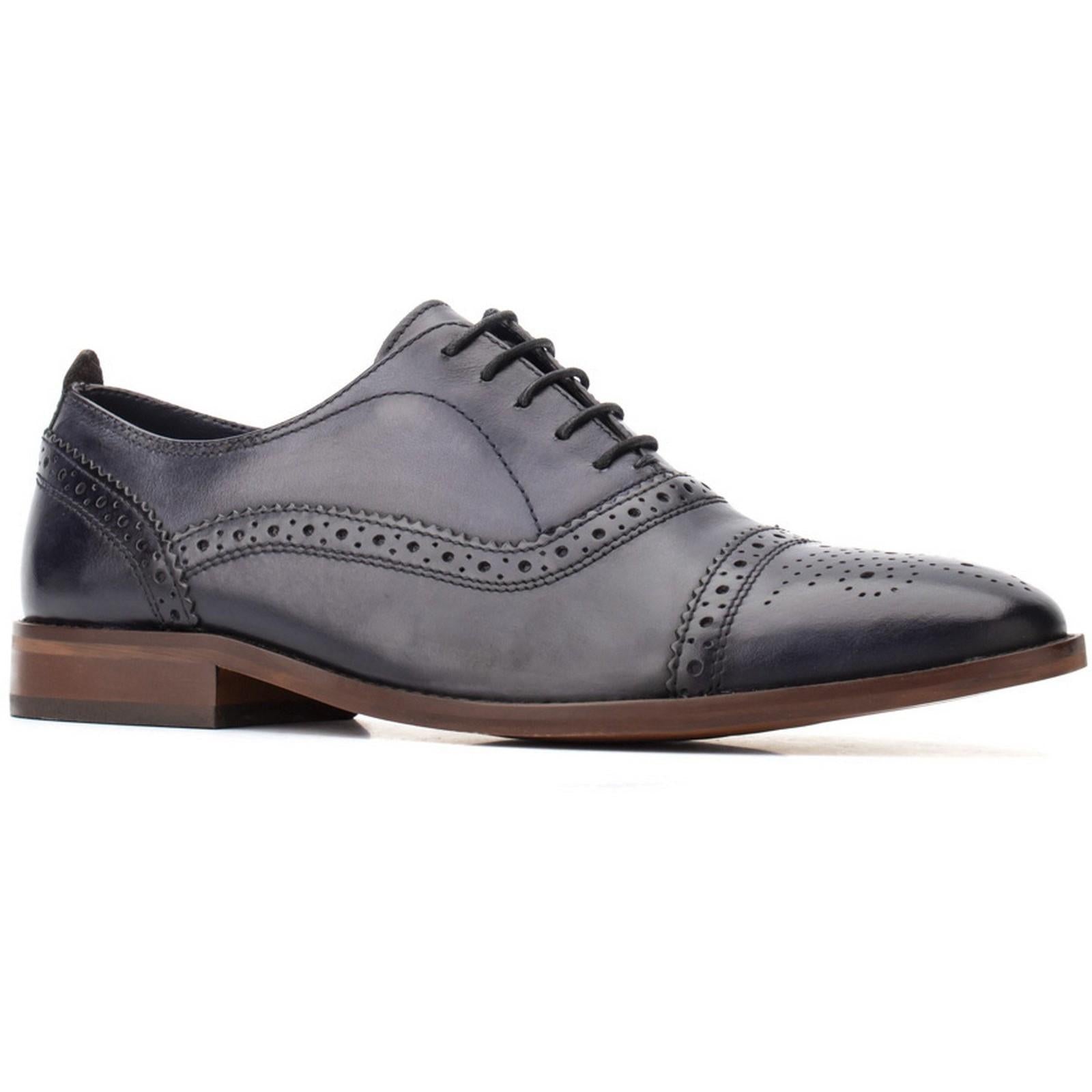 Base London Cast Washed Brogue Shoe