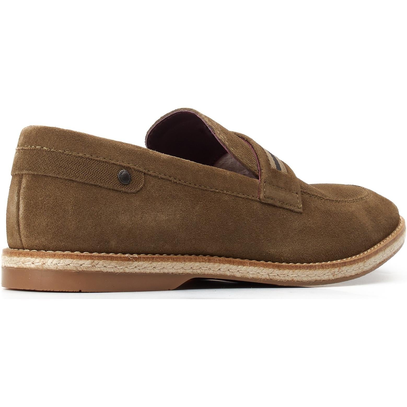 Base London Kinsey Suede Slip On Loafer Shoes