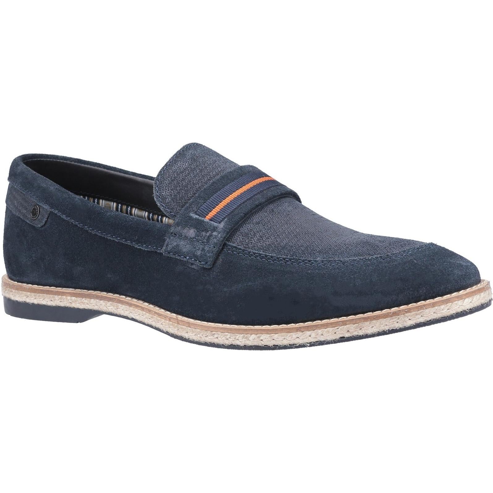 Base London Kinsey Suede Slip On Loafer Shoes