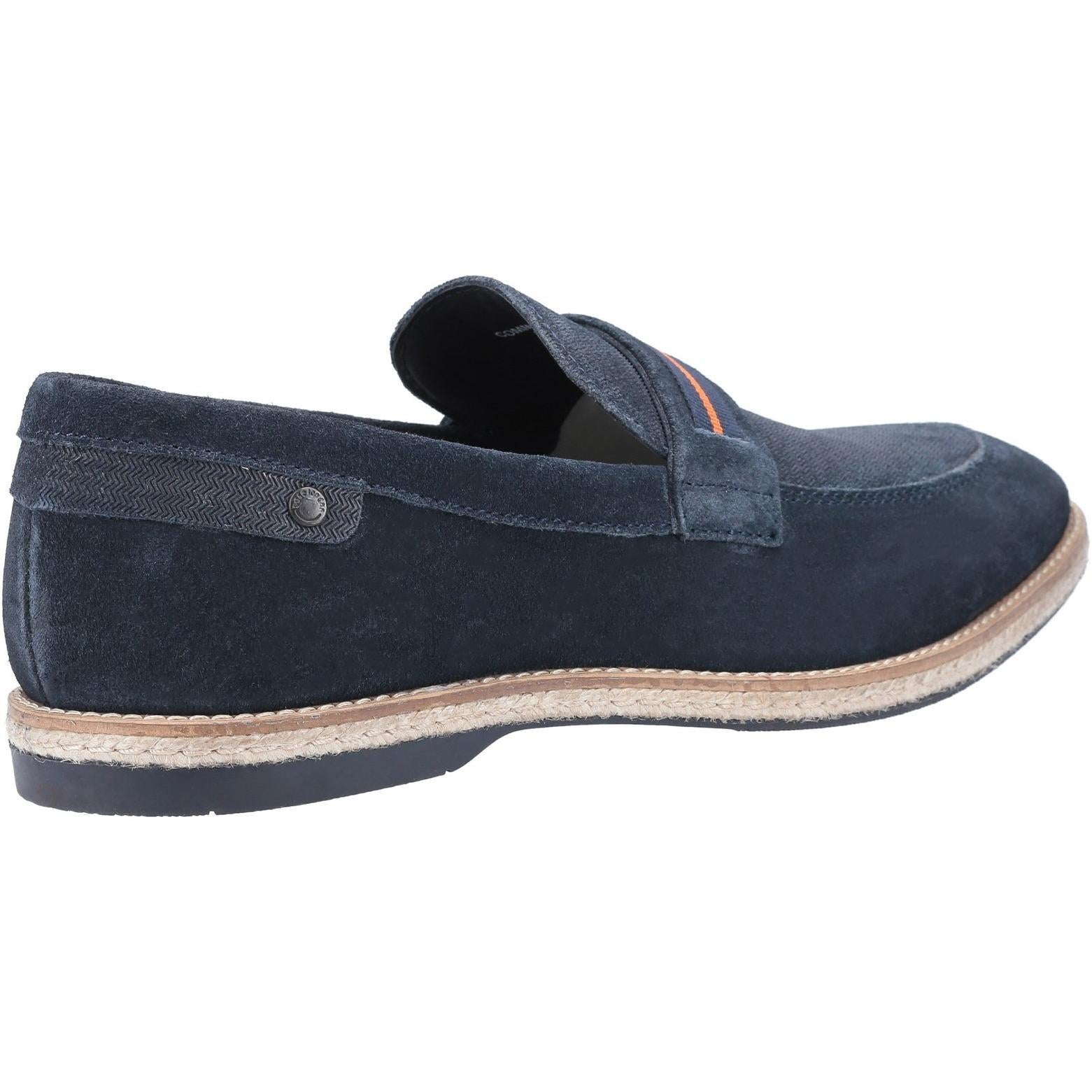 Base London Kinsey Suede Slip On Loafer Shoes