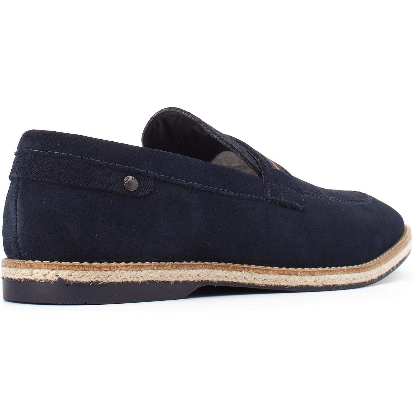 Base London Kinsey Suede Slip On Loafer Shoes