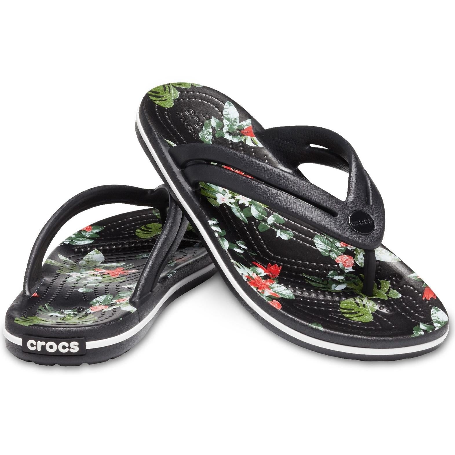 Crocs Crocband Floral Flip Sandals