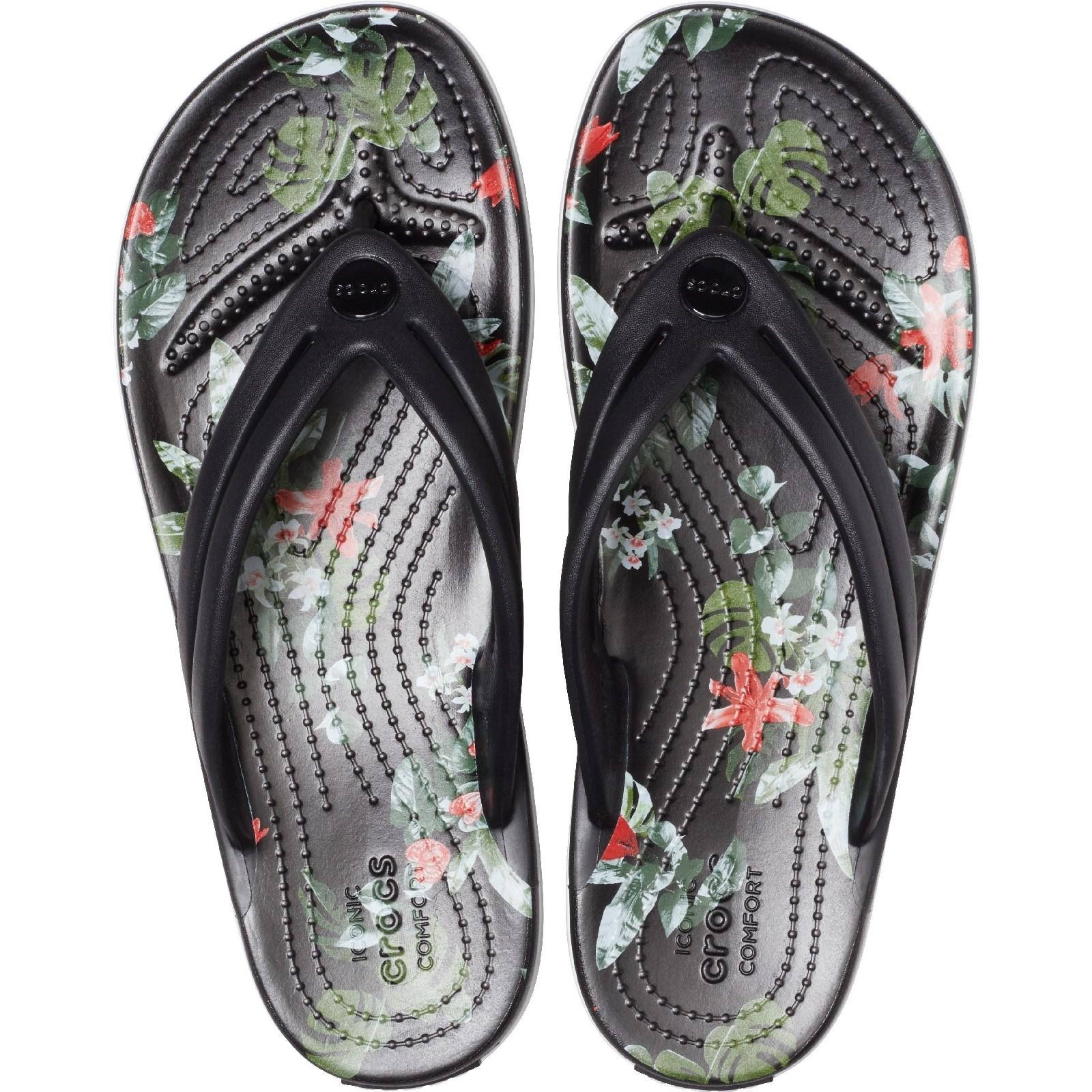 Crocs Crocband Floral Flip Sandals