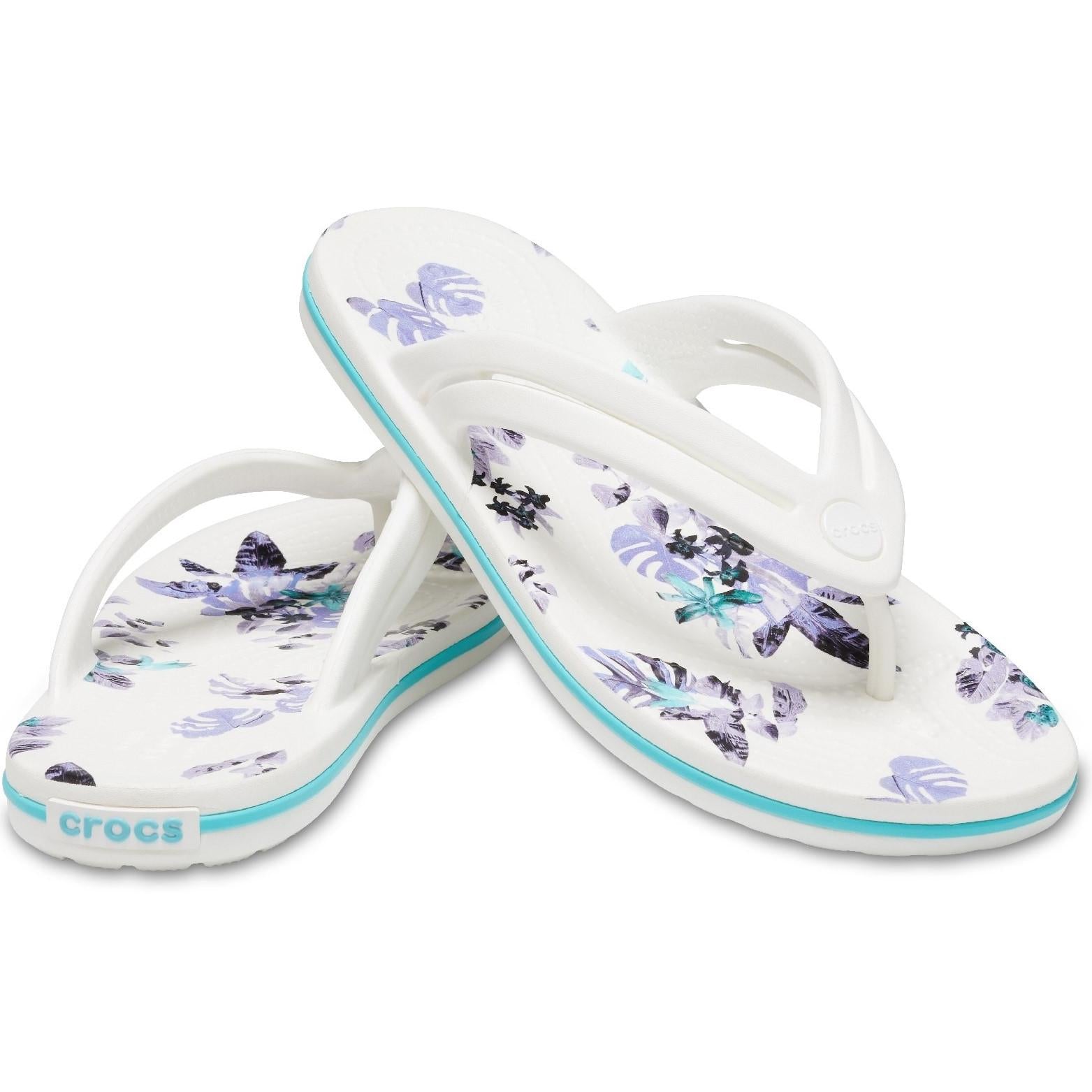 Crocs Crocband Floral Flip Sandals