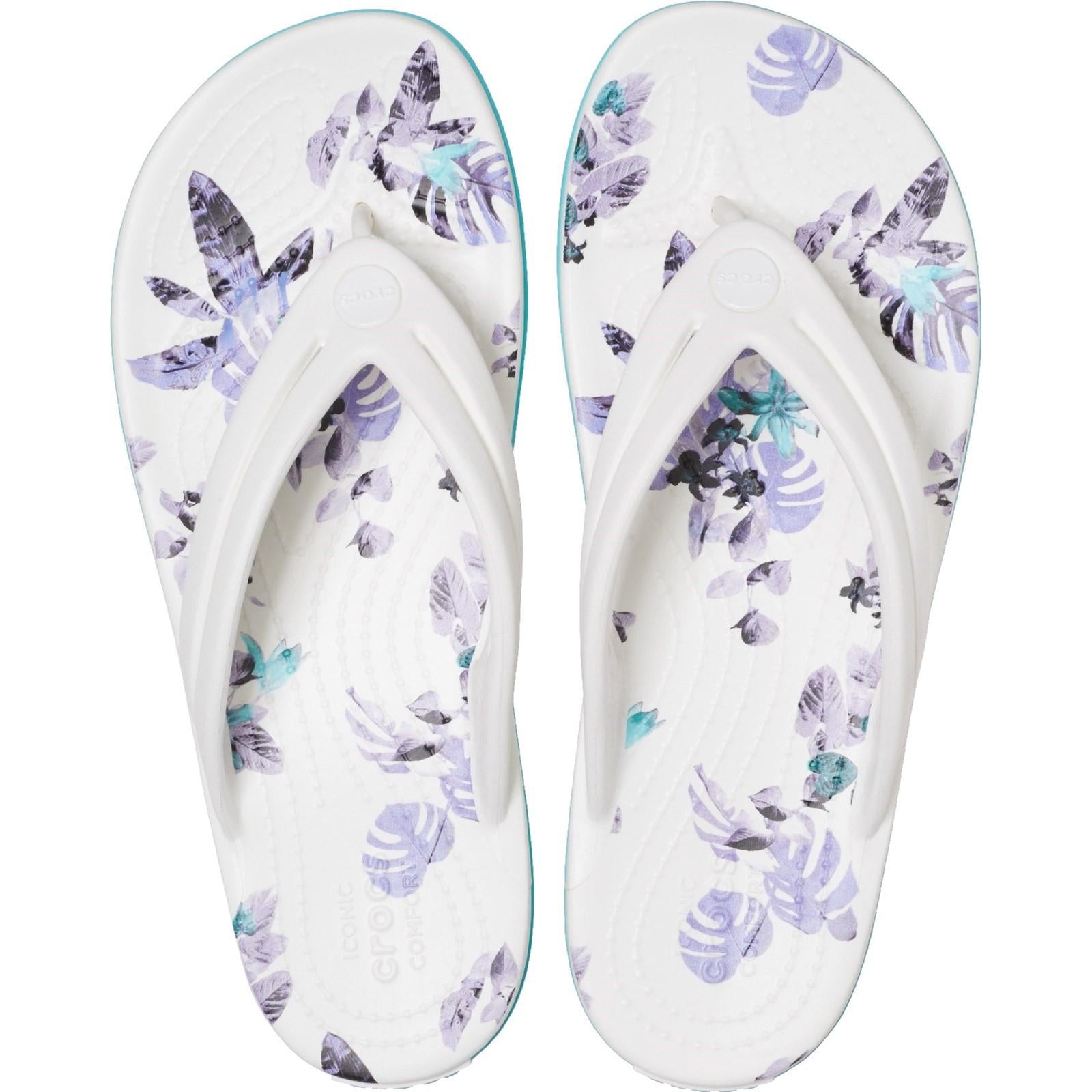 Crocs Crocband Floral Flip Sandals