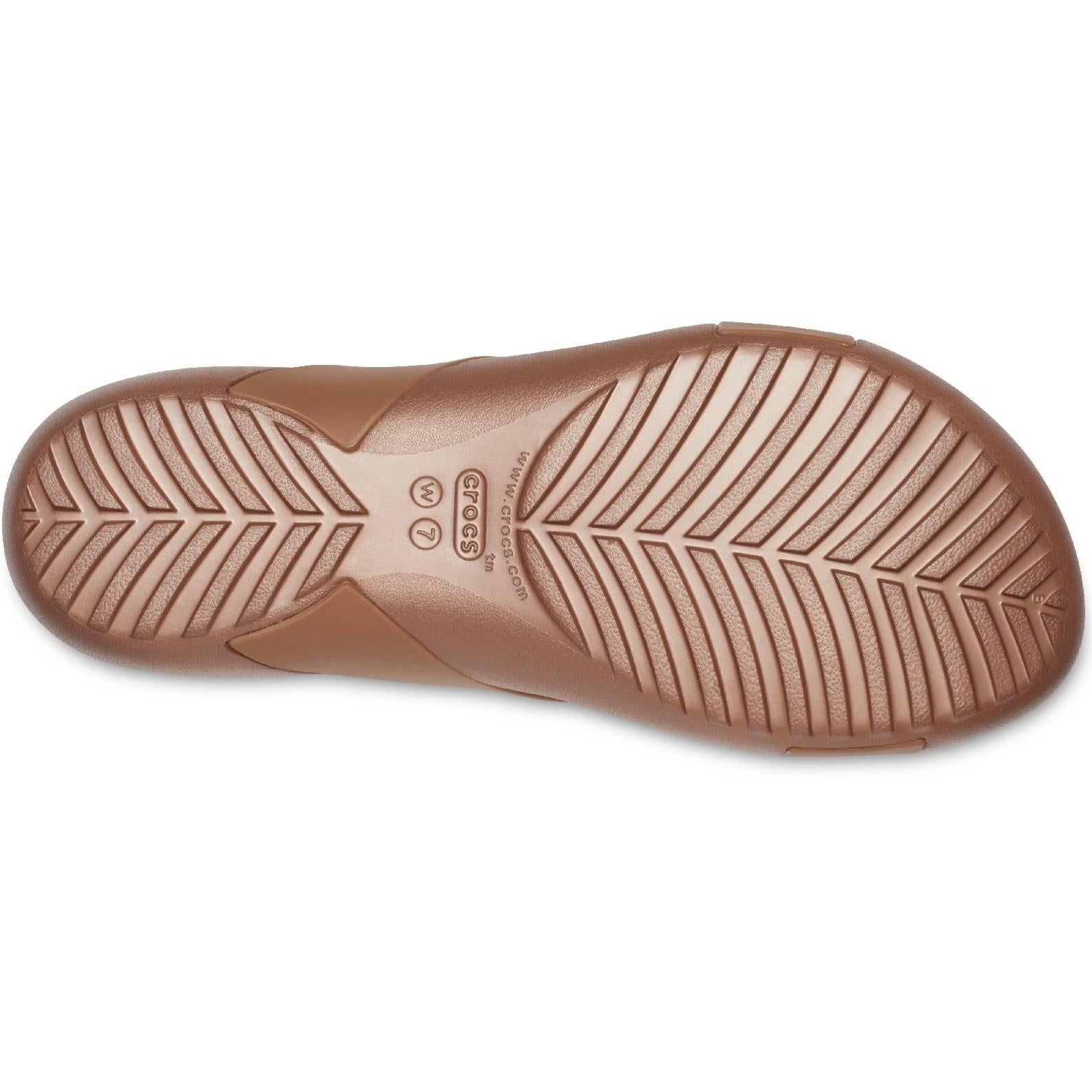 Crocs Serena Cross Band Slide Sandals