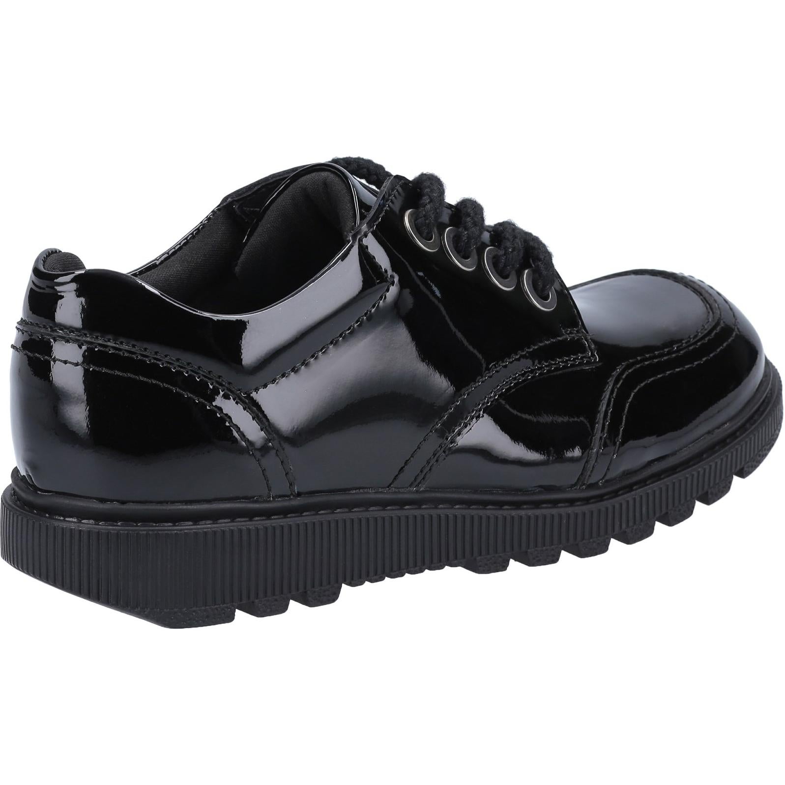 Hush Puppies Kiera Junior Patent School Shoe