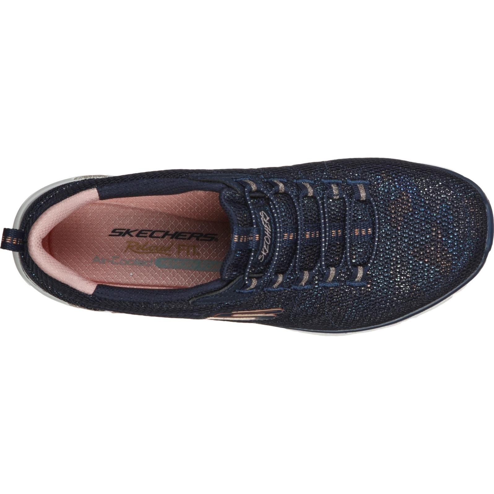 Skechers Relaxed Fit Empire D'Lux Bungee Laced Trainer