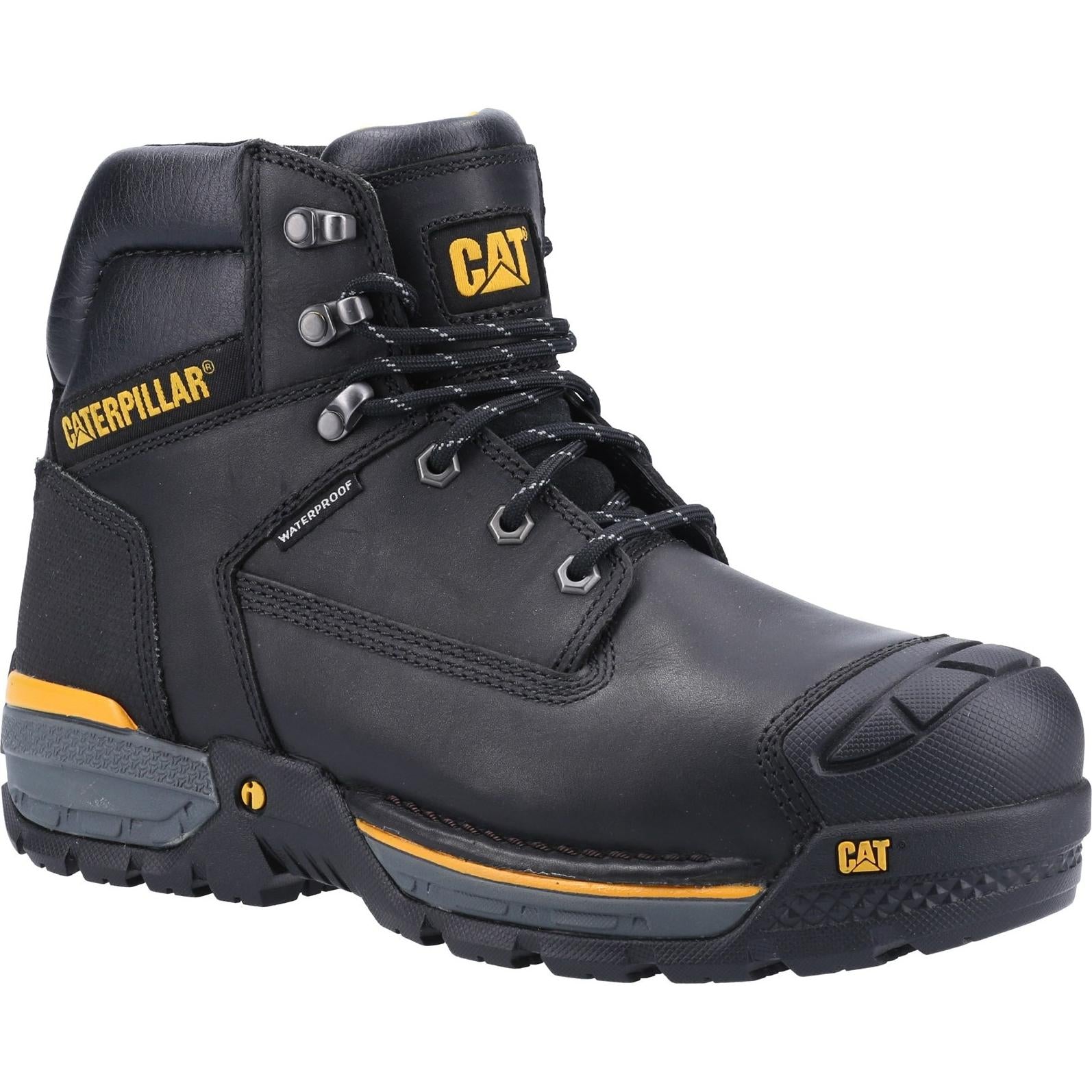 Caterpillar Excavator Lace Up Safety Hiker Boots