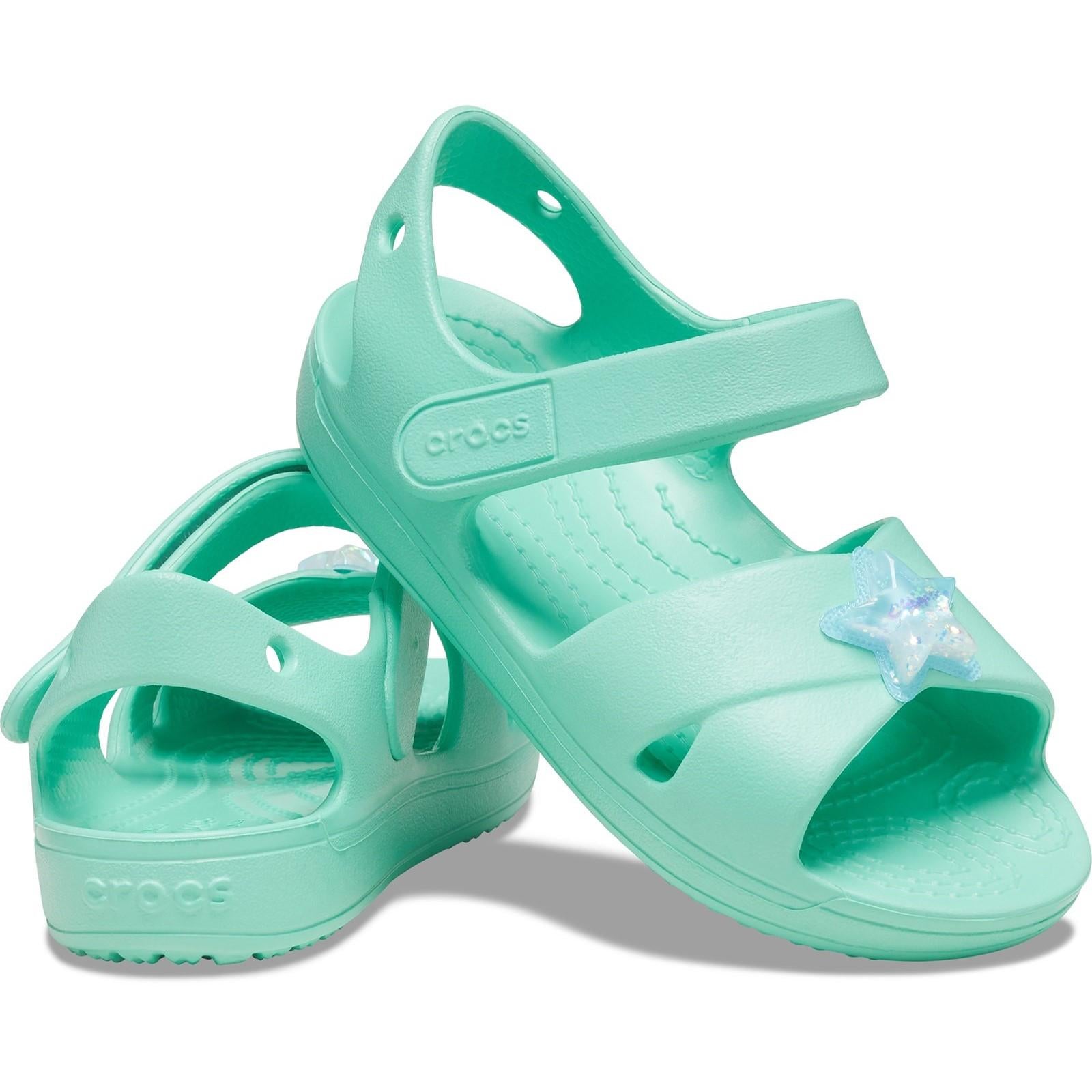 Crocs Classic Cross Strap Charm Sandal