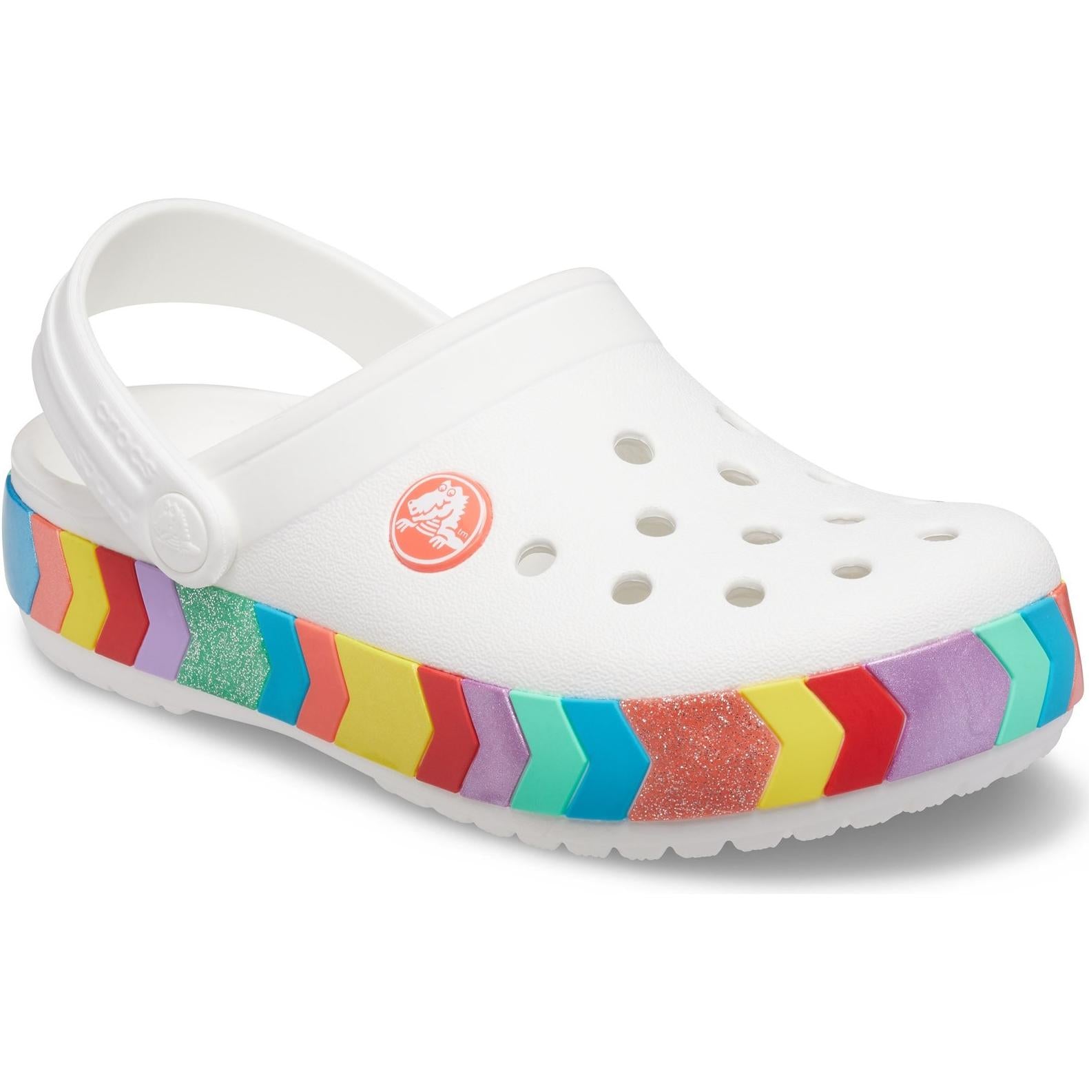 Crocs Crocband Chevron Beaded Clog Sandals