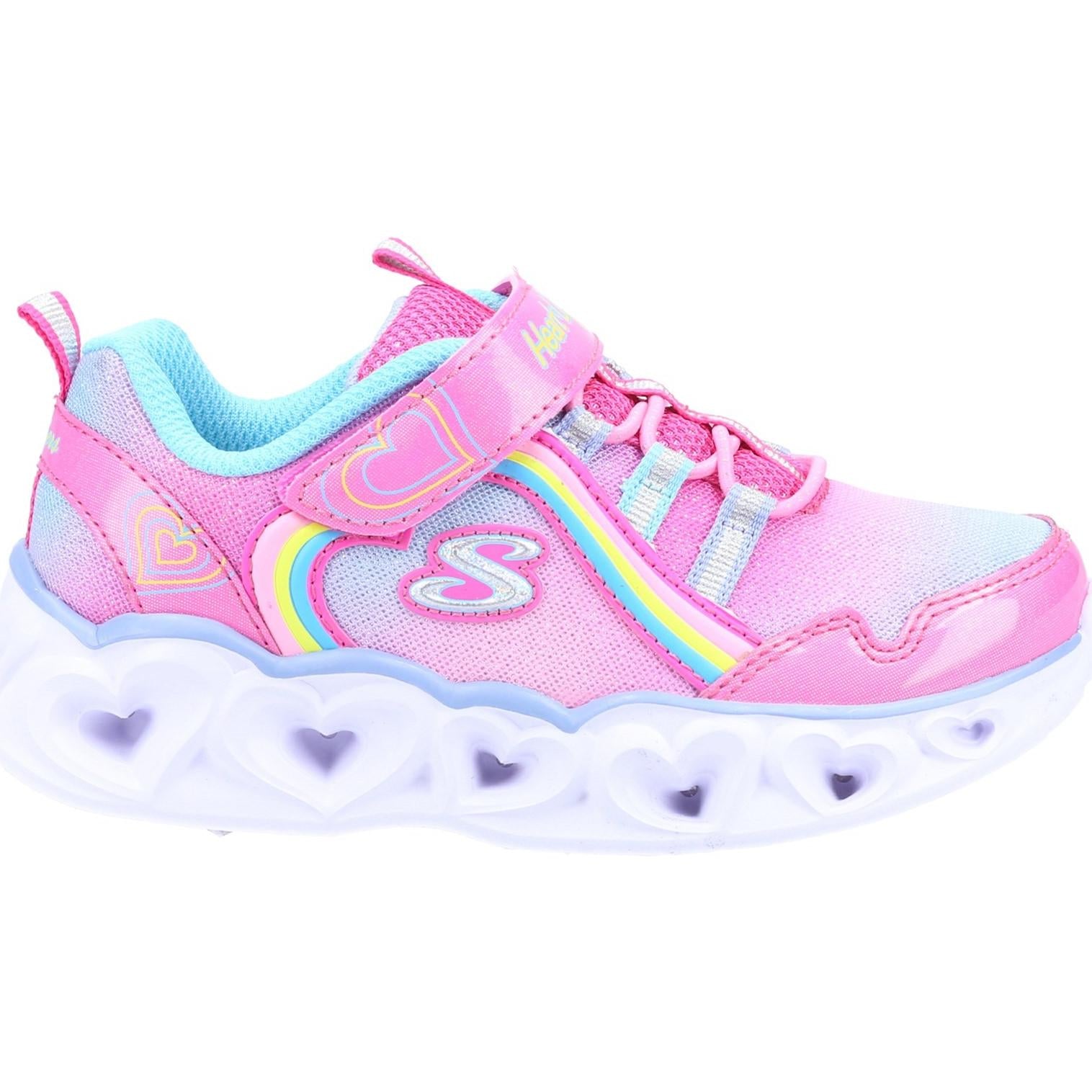 Skechers Heart Lights Rainbow Lux Sports Shoes