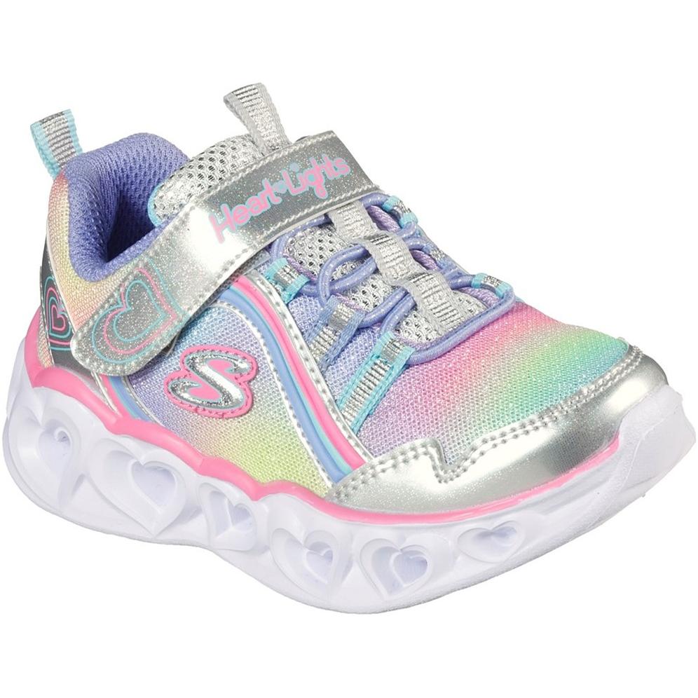 Skechers Heart Lights Rainbow Lux Sports Shoes