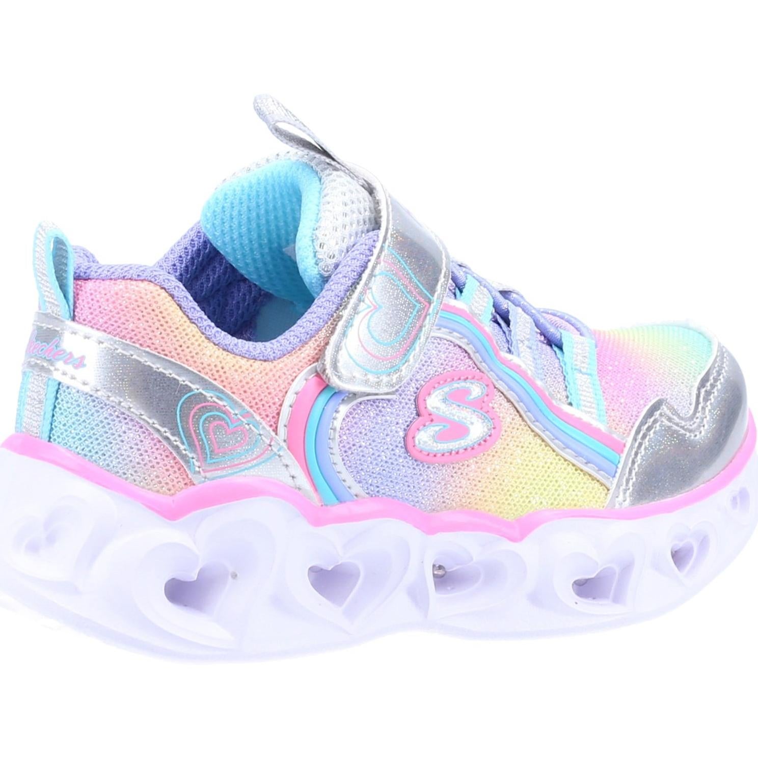 Skechers Heart Lights Rainbow Lux Sports Shoes