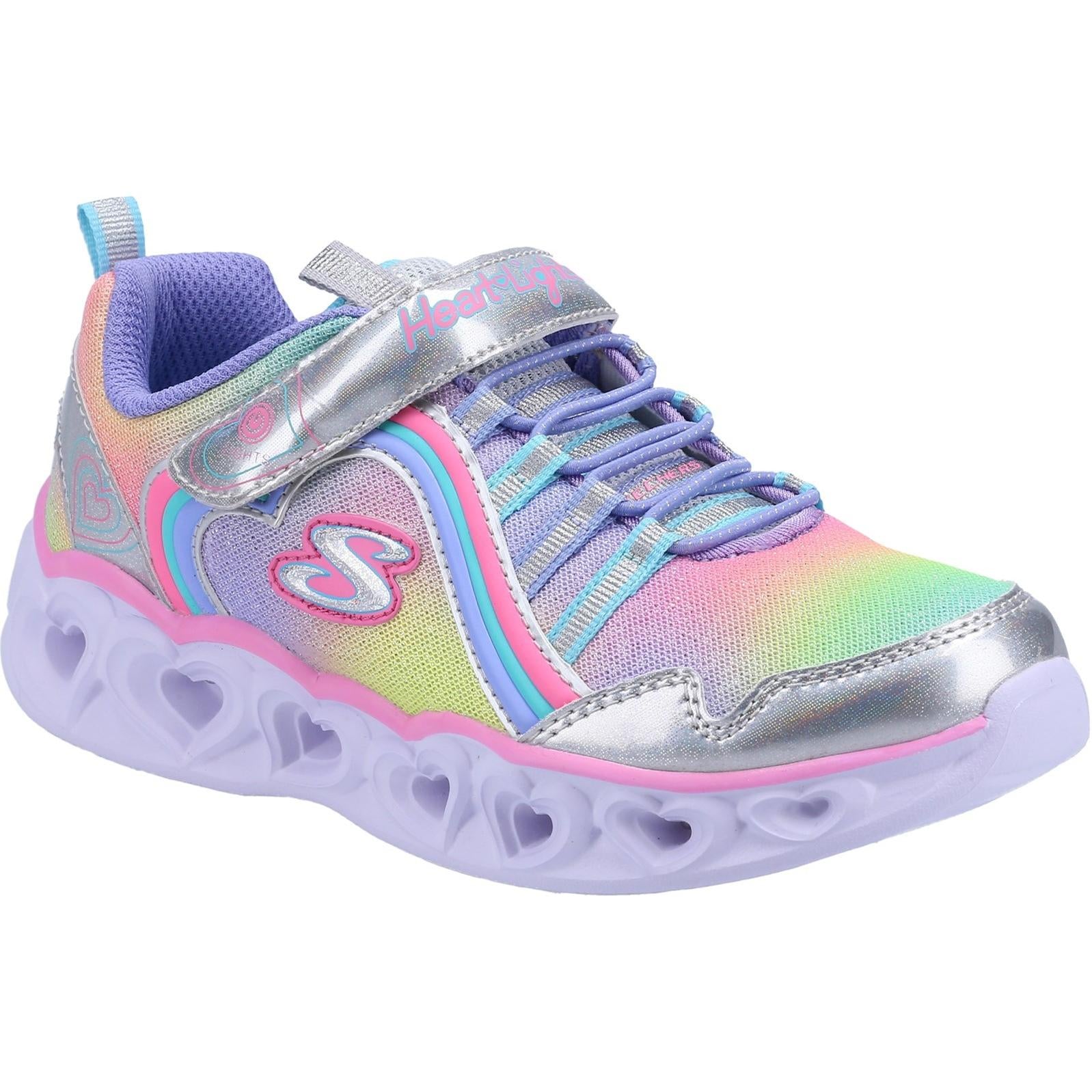 Skechers Heart Lights Rainbow Lux Sport Shoes