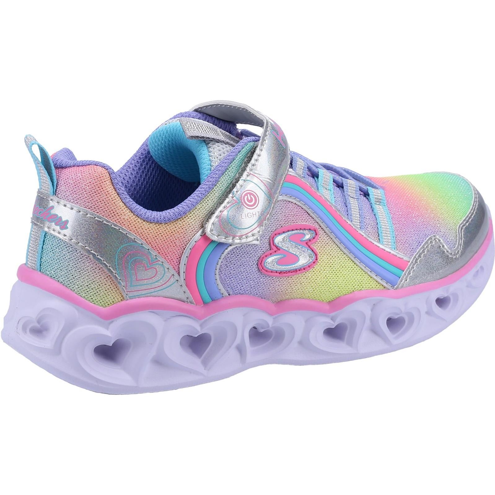 Skechers Heart Lights Rainbow Lux Sport Shoes