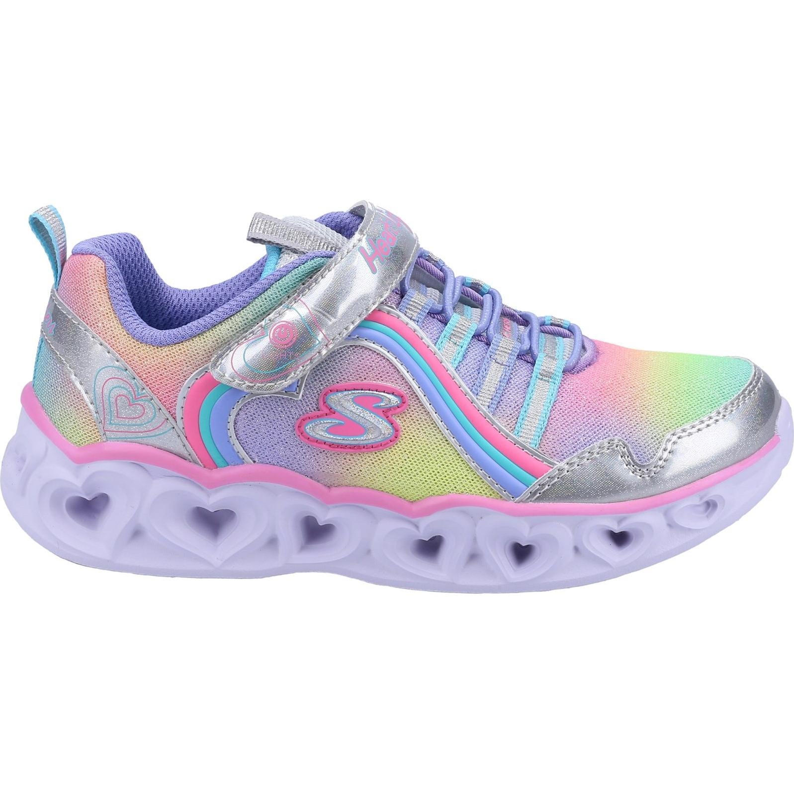 Skechers Heart Lights Rainbow Lux Sport Shoes