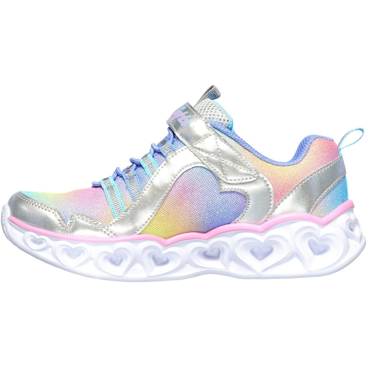 Skechers Heart Lights Rainbow Lux Sport Shoes