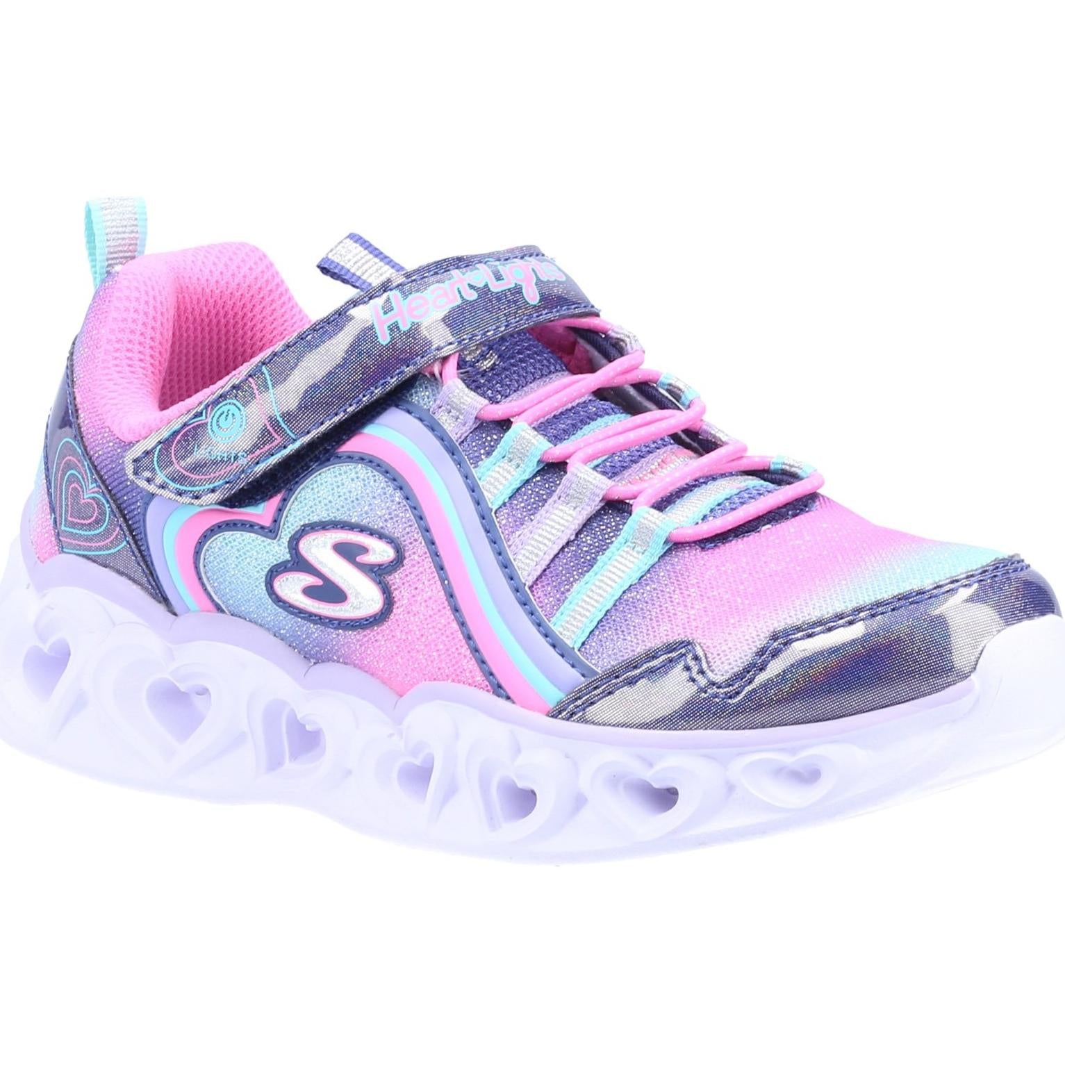 Skechers Heart Lights Rainbow Lux Sport Shoes