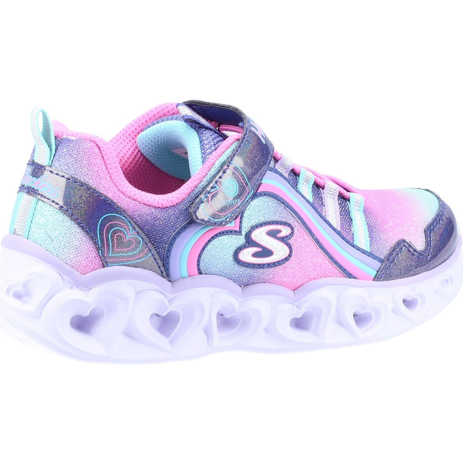 Skechers Heart Lights Rainbow Lux Sport Shoes