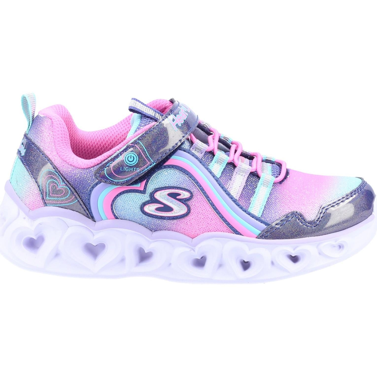 Skechers Heart Lights Rainbow Lux Sport Shoes