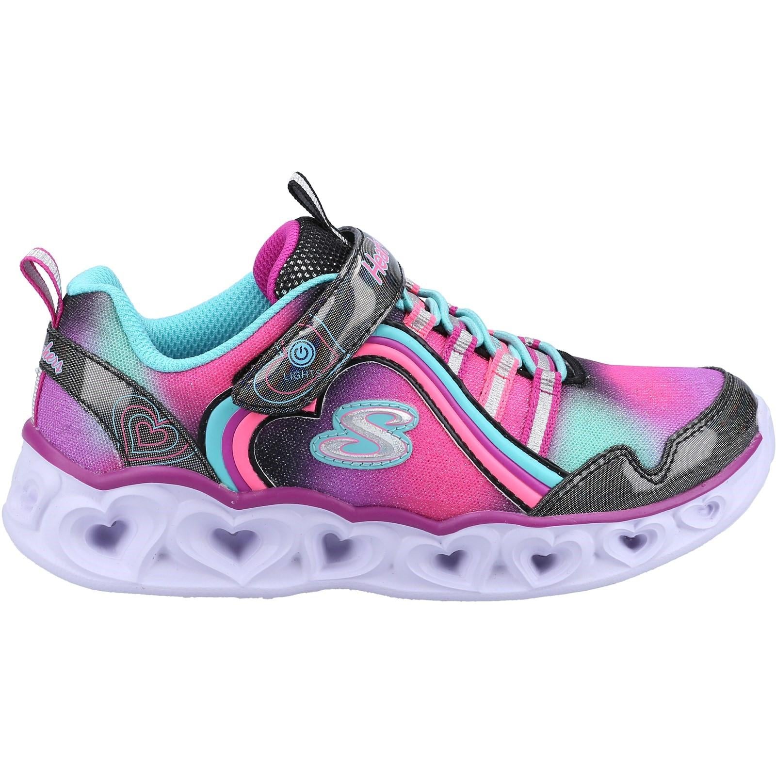 Skechers Heart Lights Rainbow Lux Sport Shoes