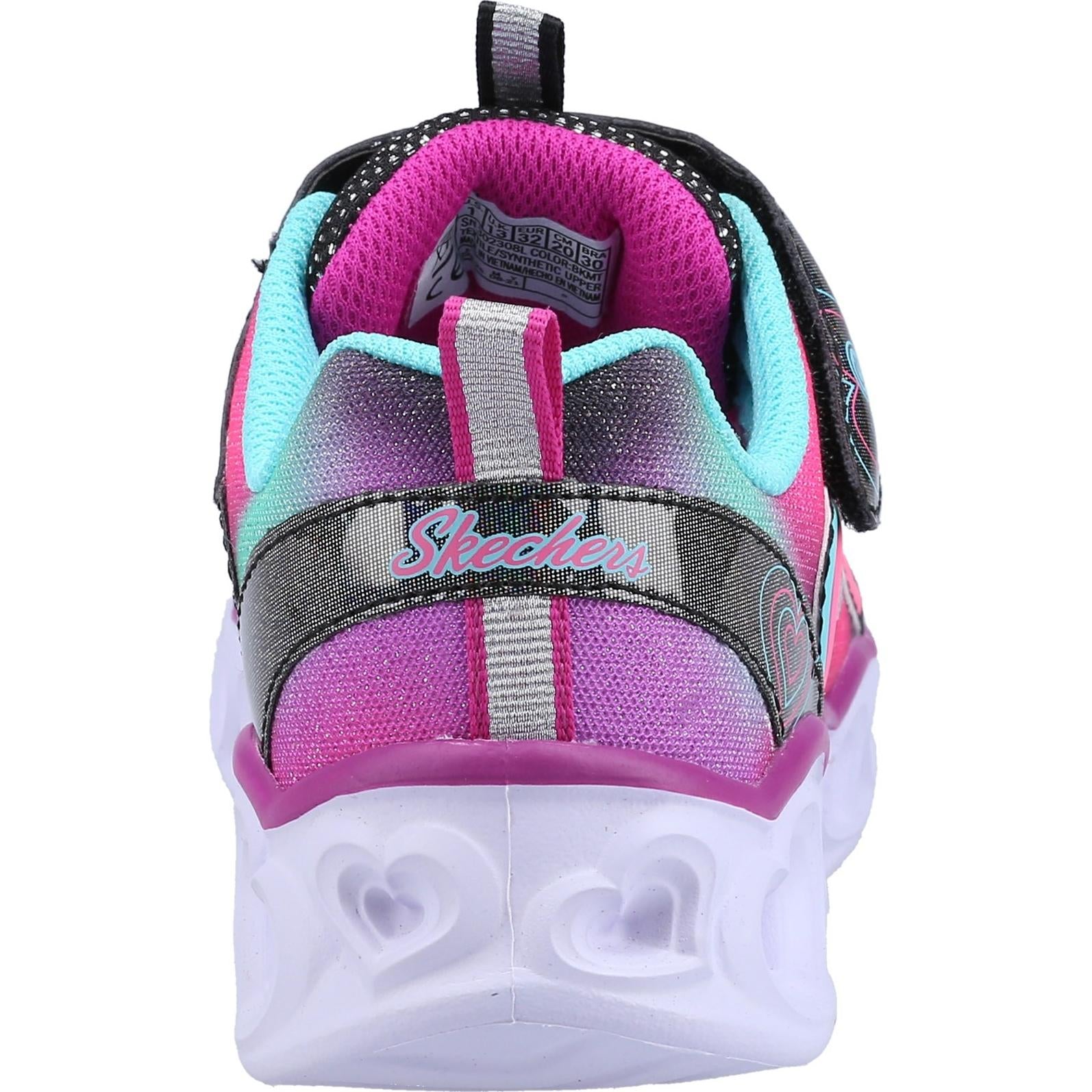 Skechers Heart Lights Rainbow Lux Sport Shoes