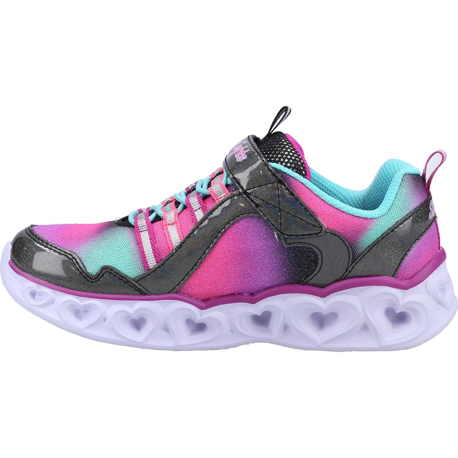 Skechers Heart Lights Rainbow Lux Sport Shoes