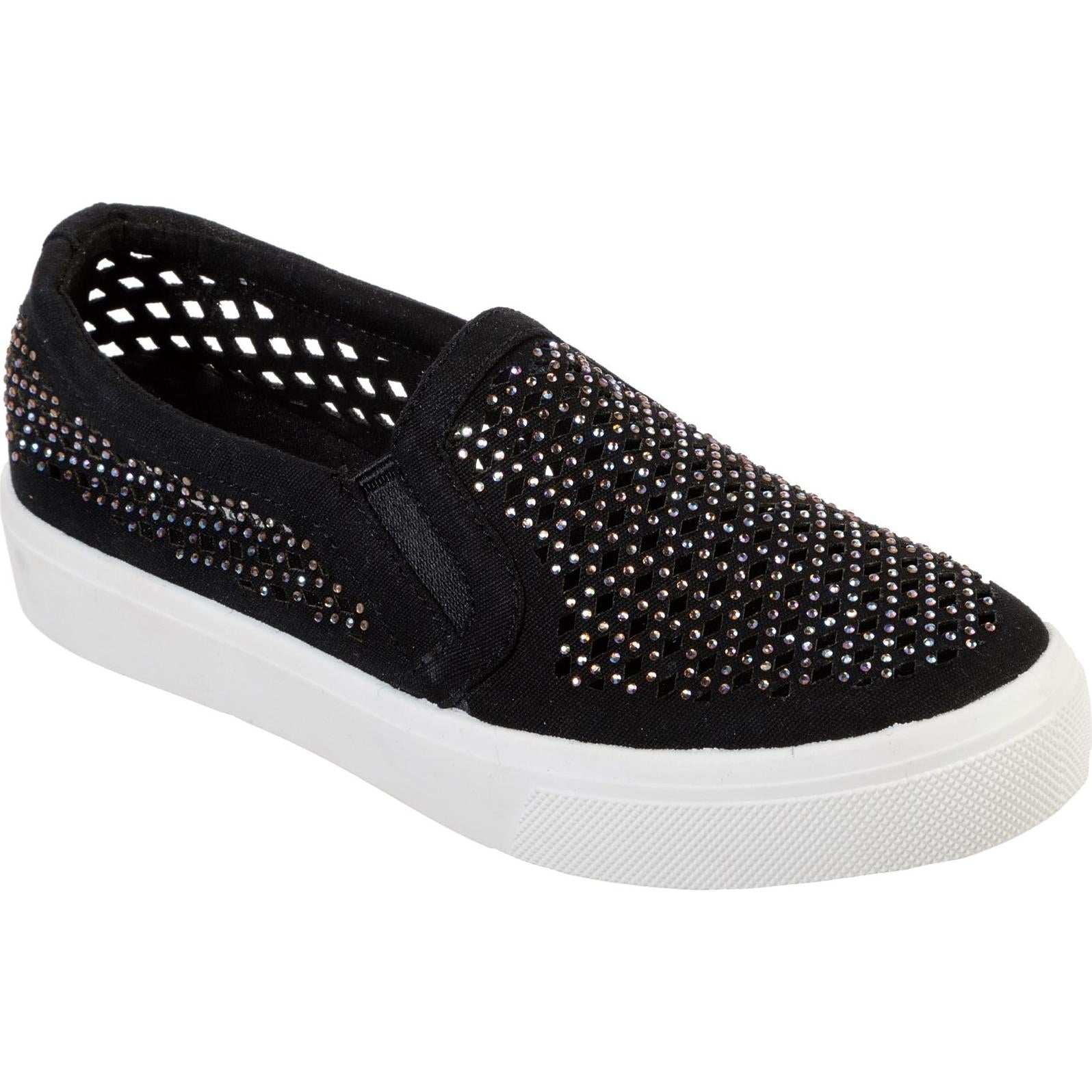 Skechers Poppy Diamond Gal Slip On Trainers